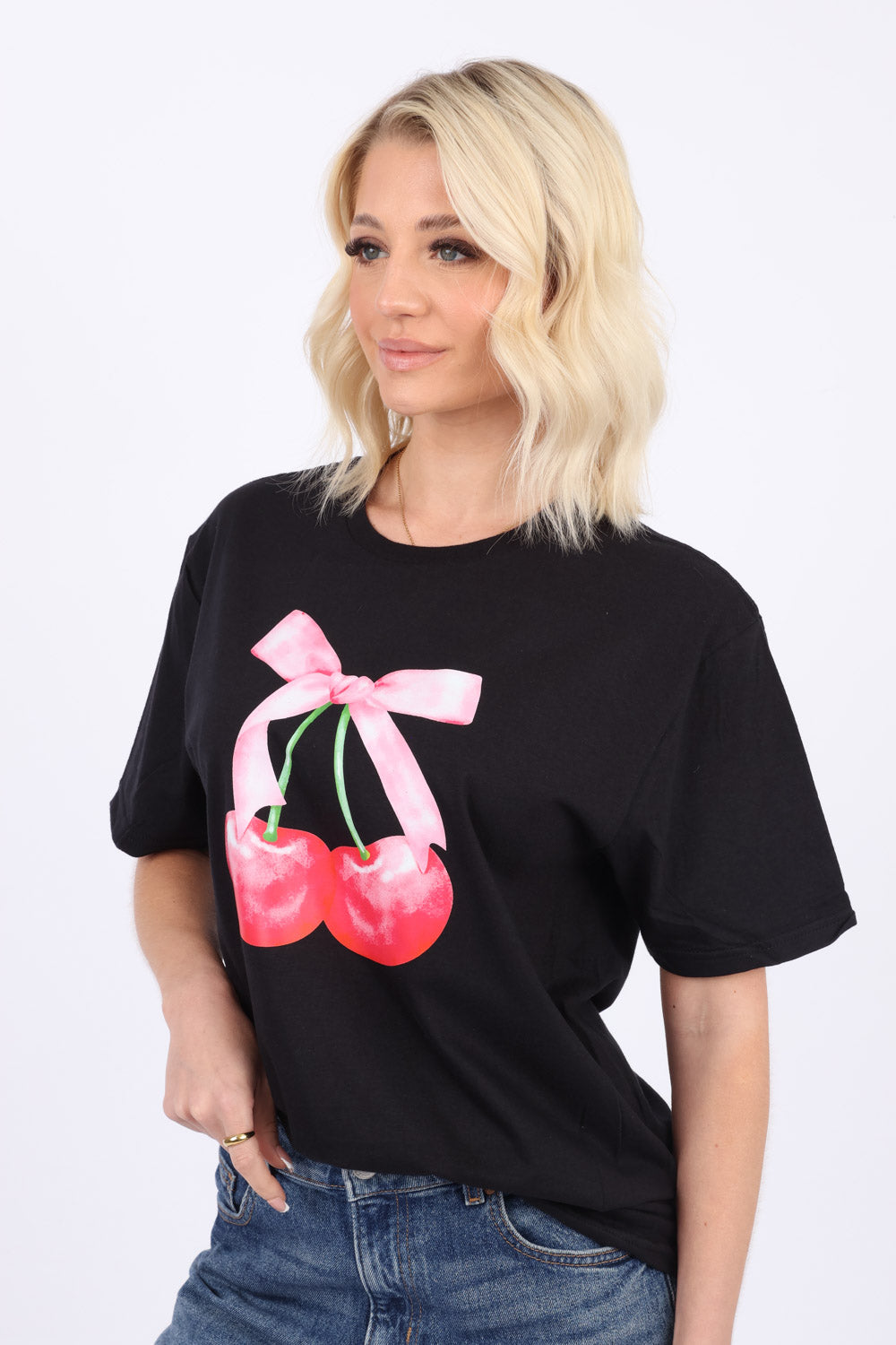 Twin Cherries Printed T-Shirt