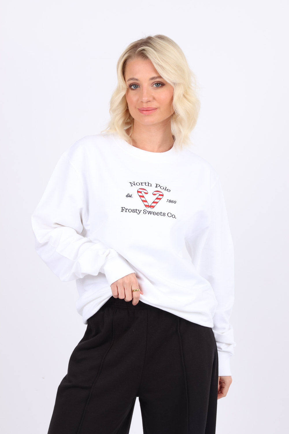 Frosty Sweets Co Embroidered Sweatshirt