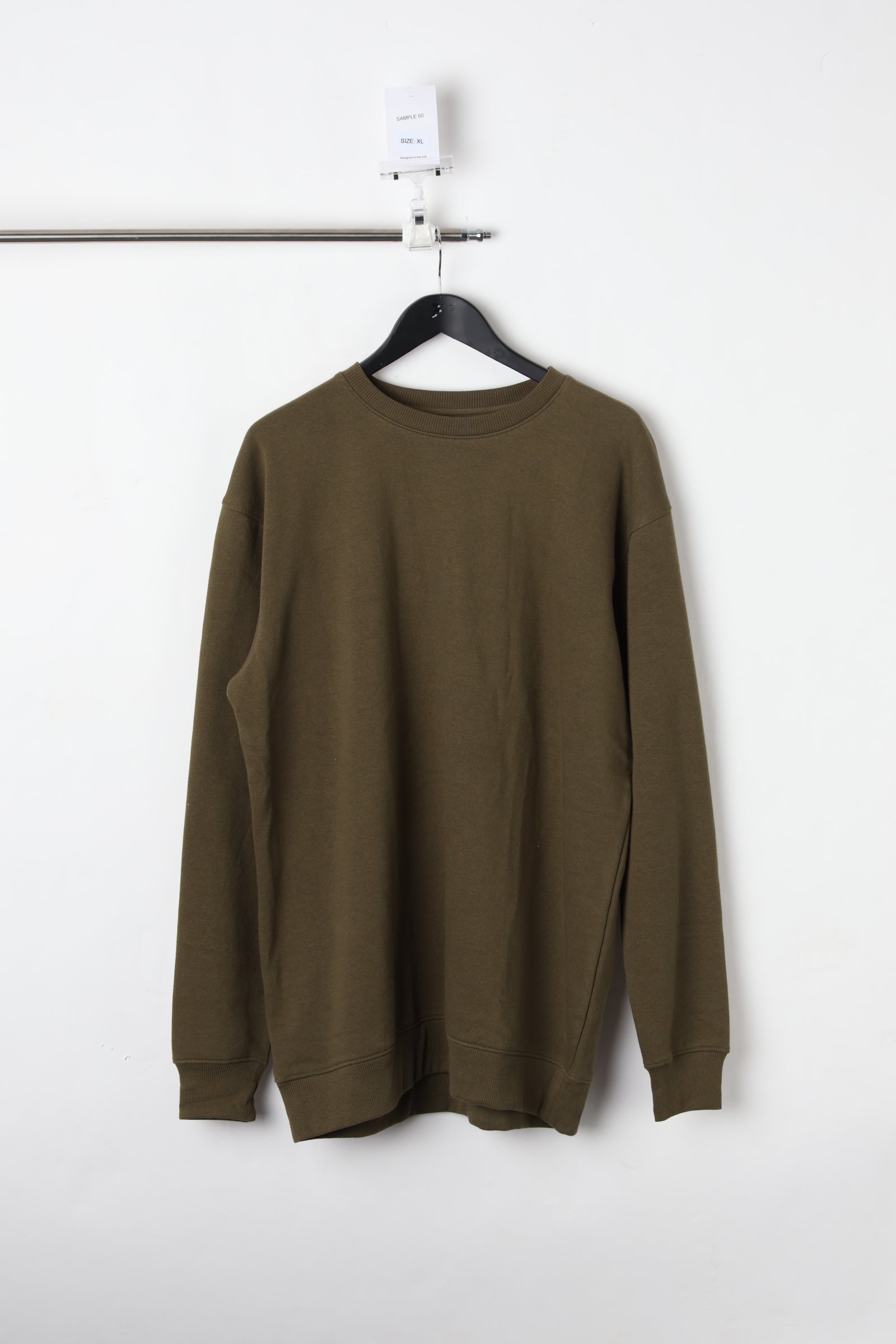 Olive Green Sweatshirt (Size XL) – Sample