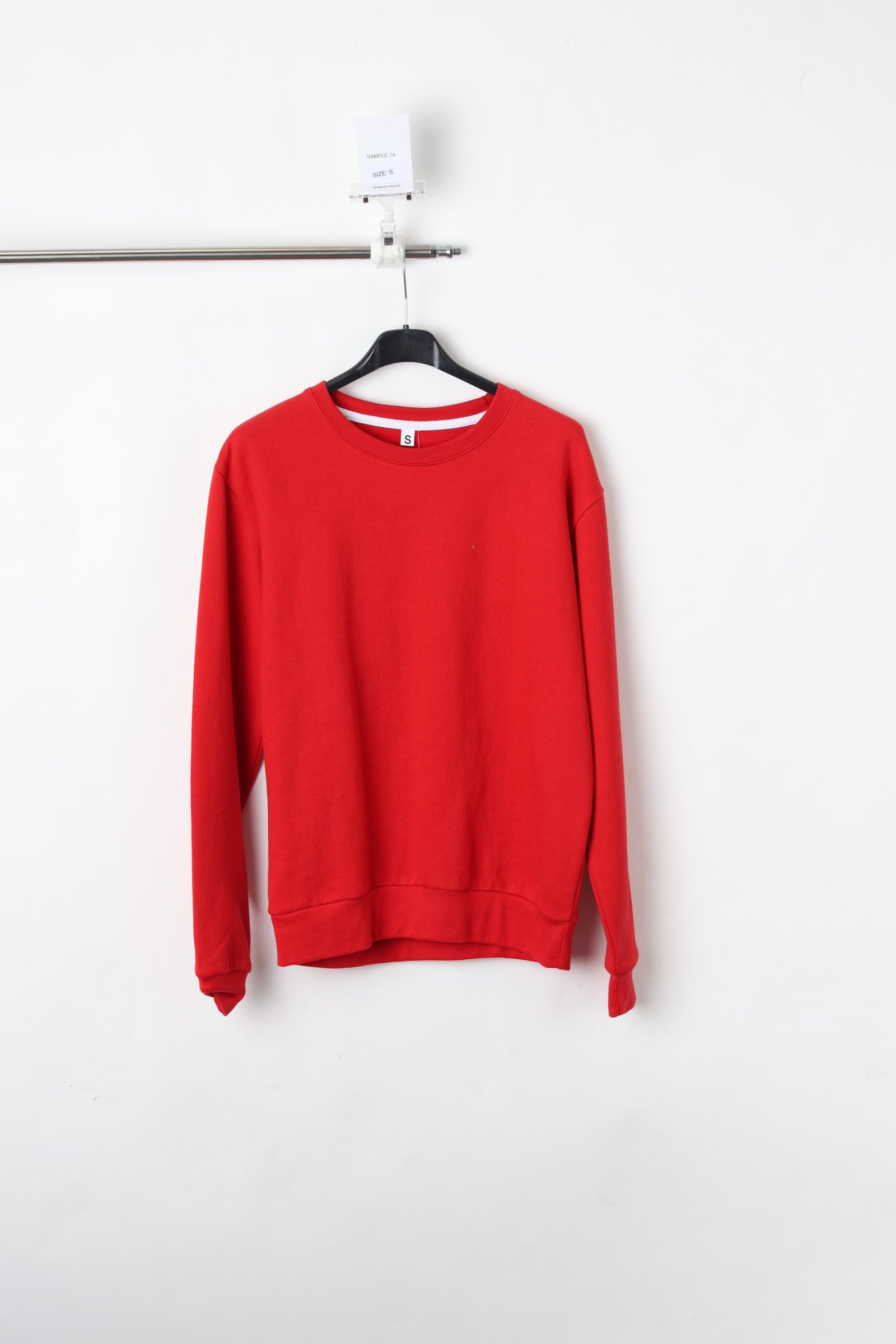 Red Sweatshirt (Size S) – Sample