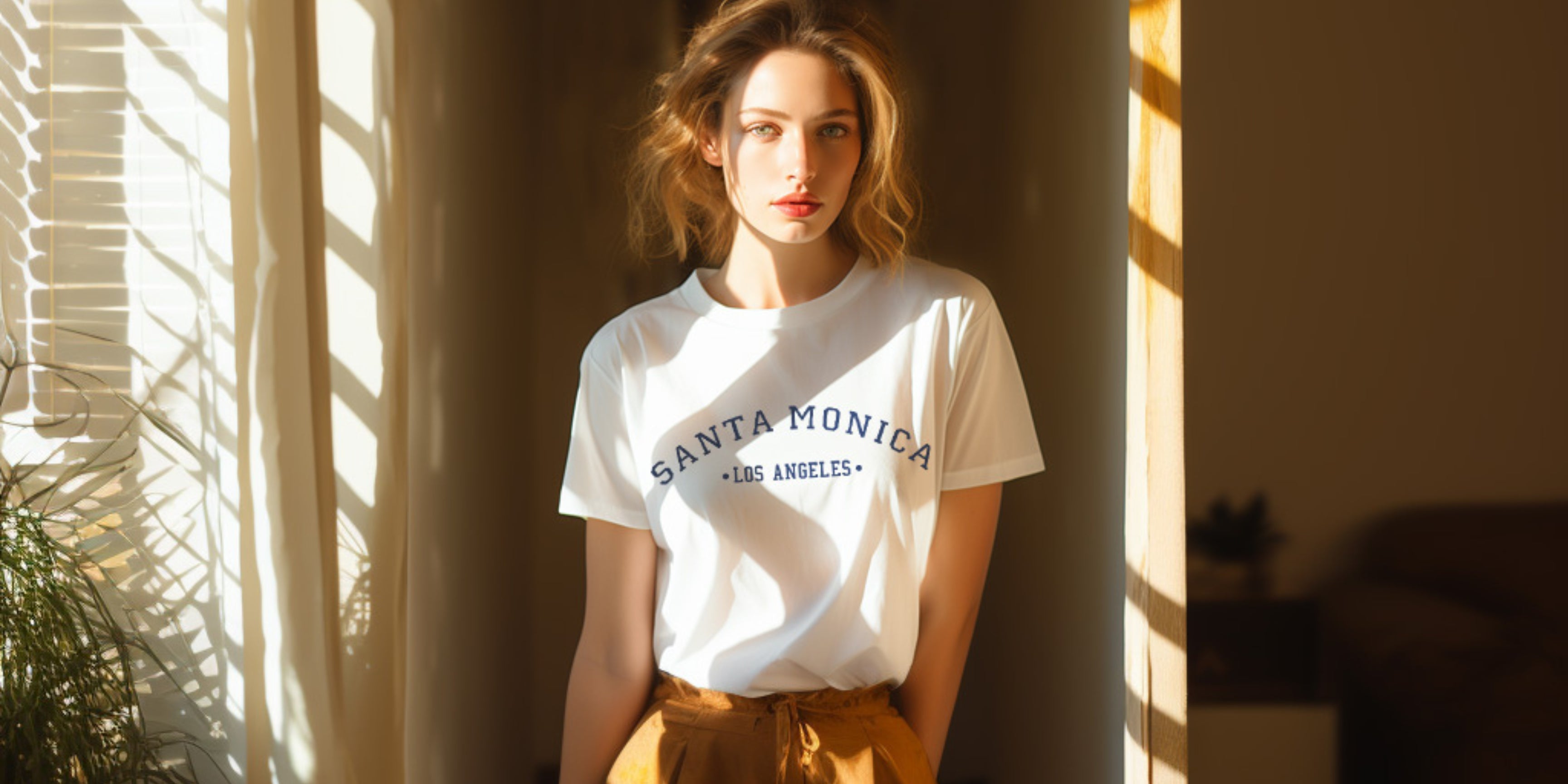Buy Santa Monica T-Shirt Dress - Khaki White & Co. for Sale Online
