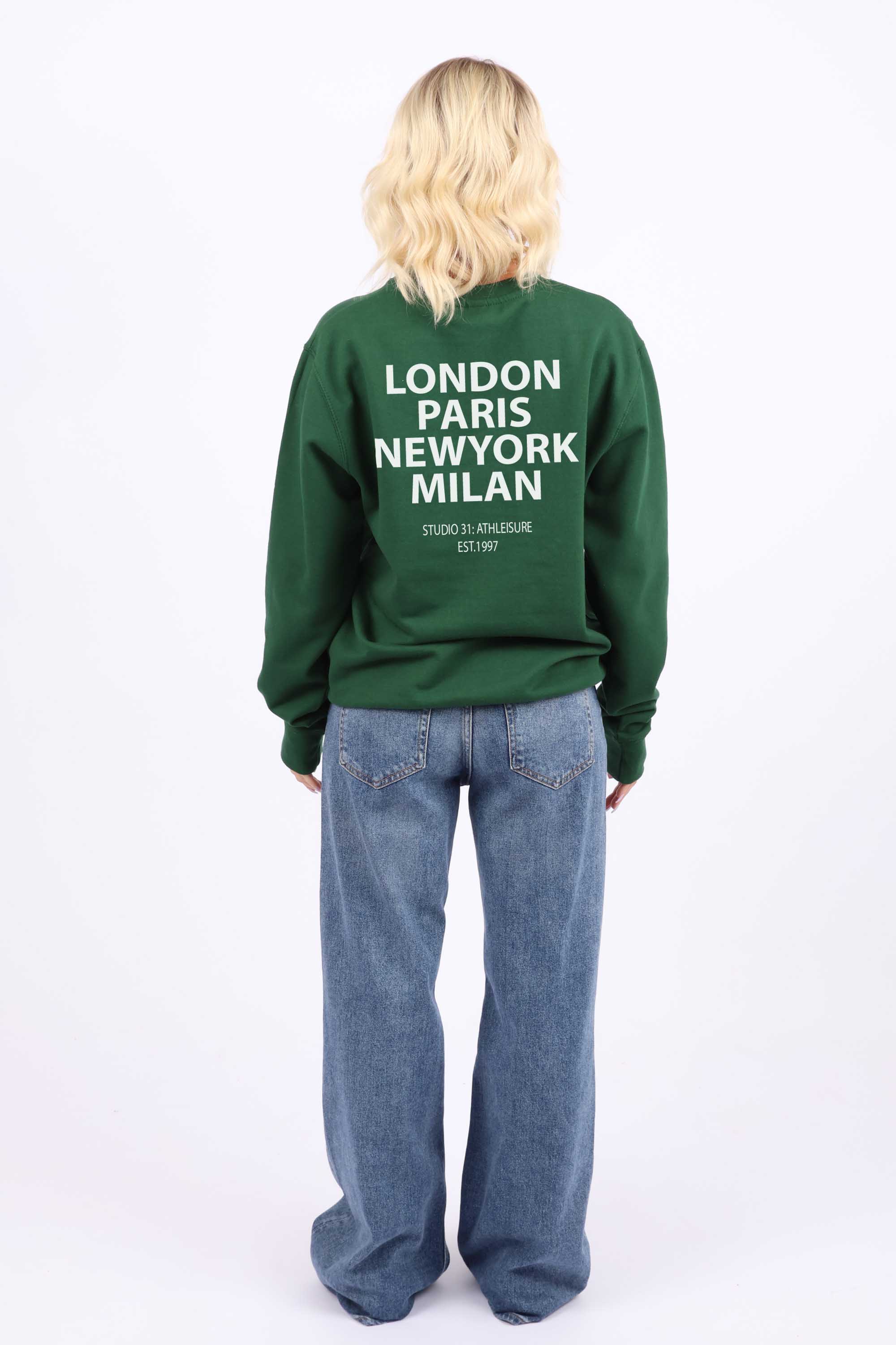 Athleisure Studio Graphic Printed Sweatshirt