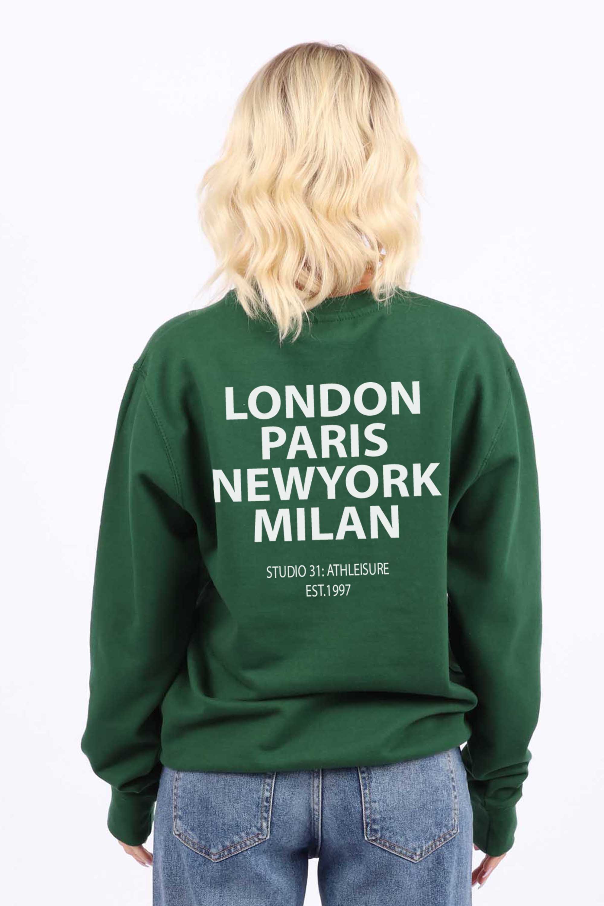 Athleisure Studio Graphic Printed Sweatshirt