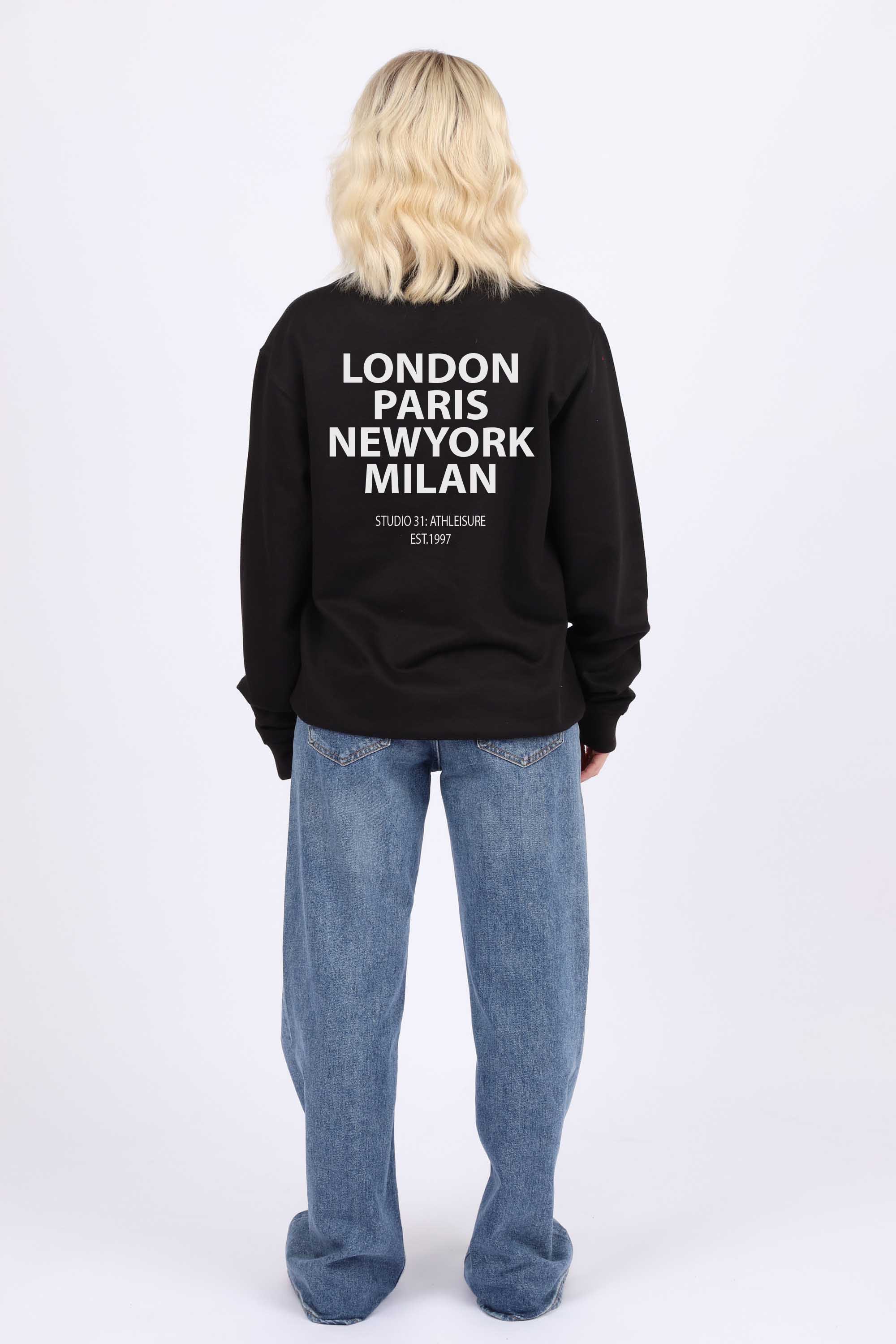 Athleisure Studio Graphic Printed Sweatshirt