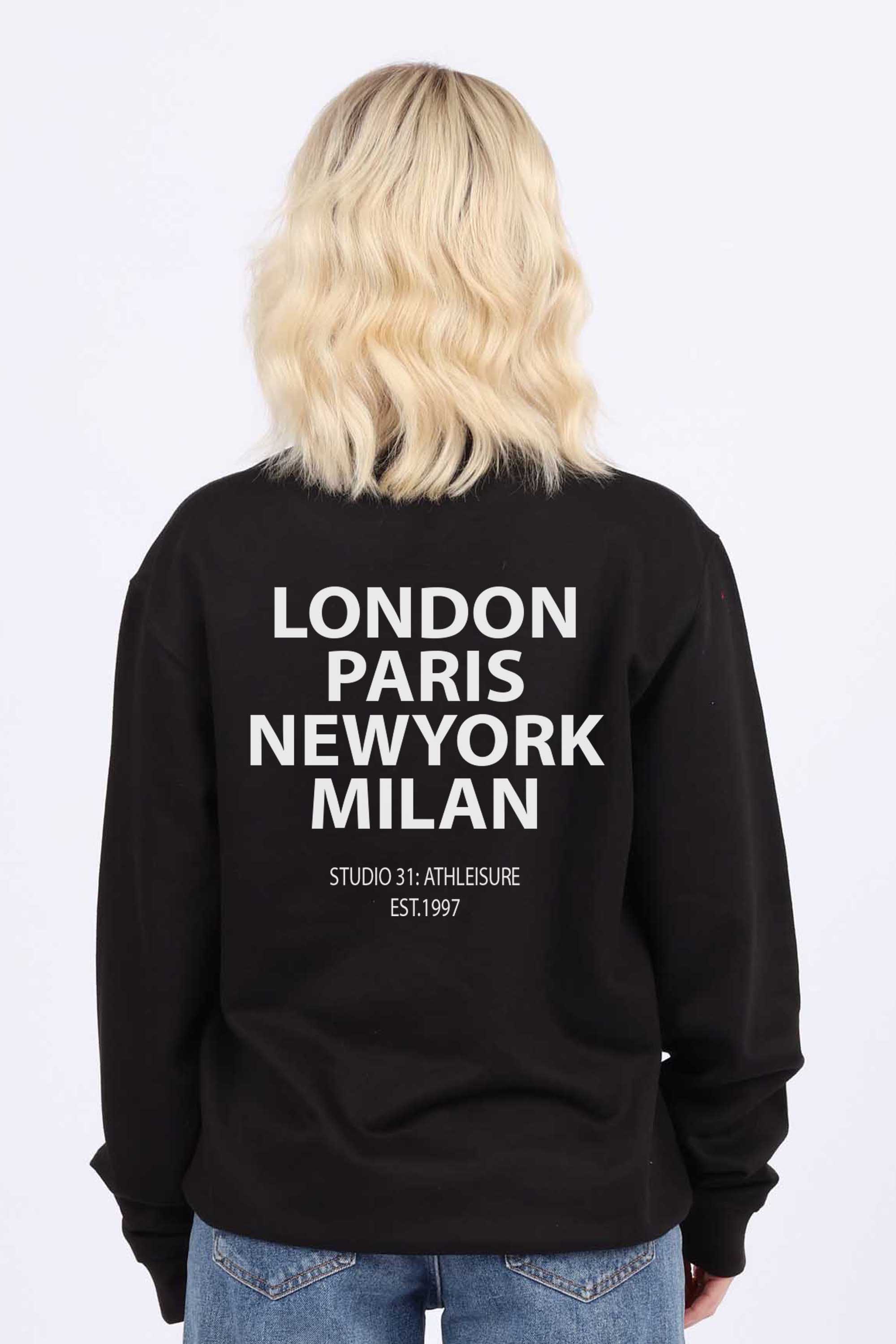 Athleisure Studio Graphic Printed Sweatshirt