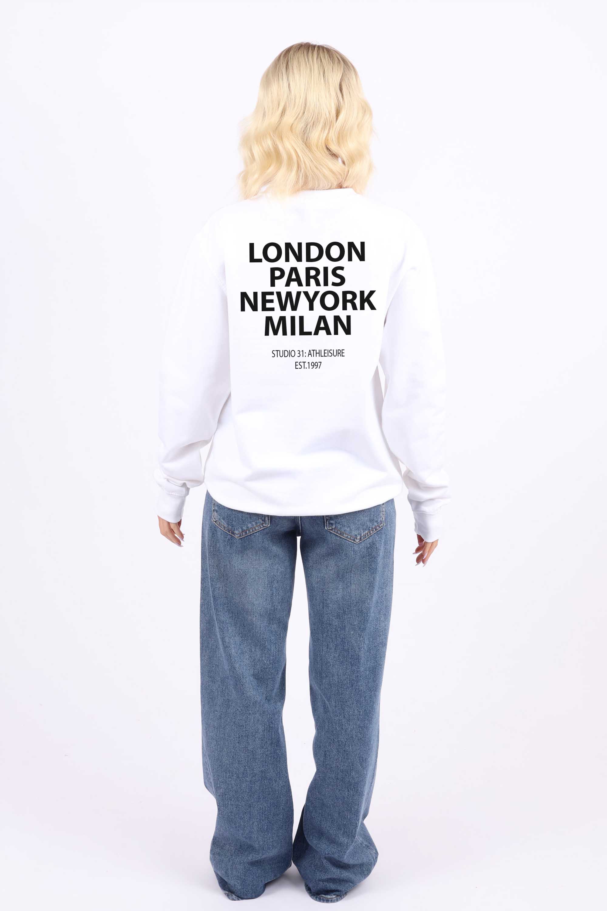 Athleisure Studio Graphic Printed Sweatshirt