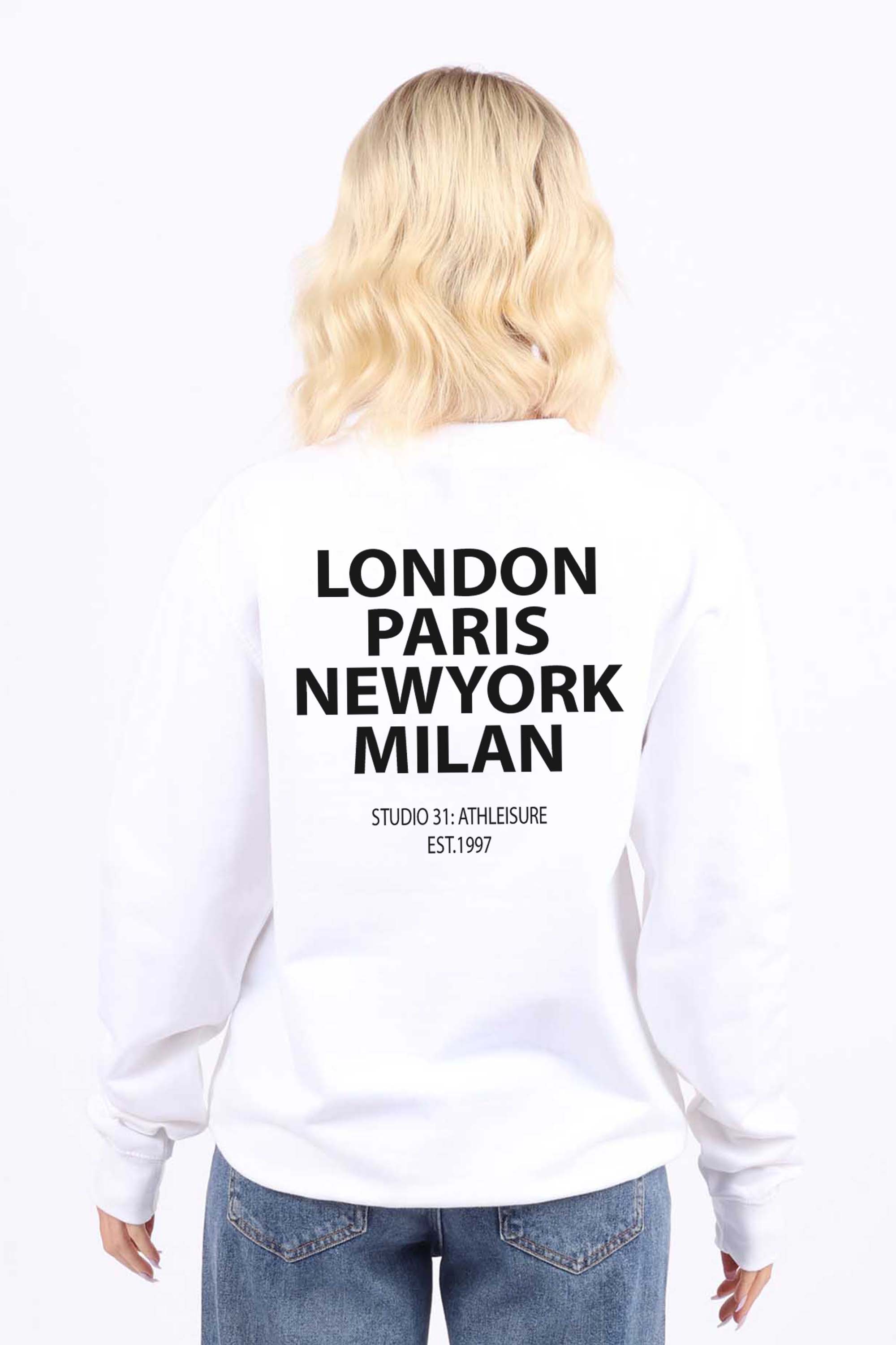 Athleisure Studio Graphic Printed Sweatshirt