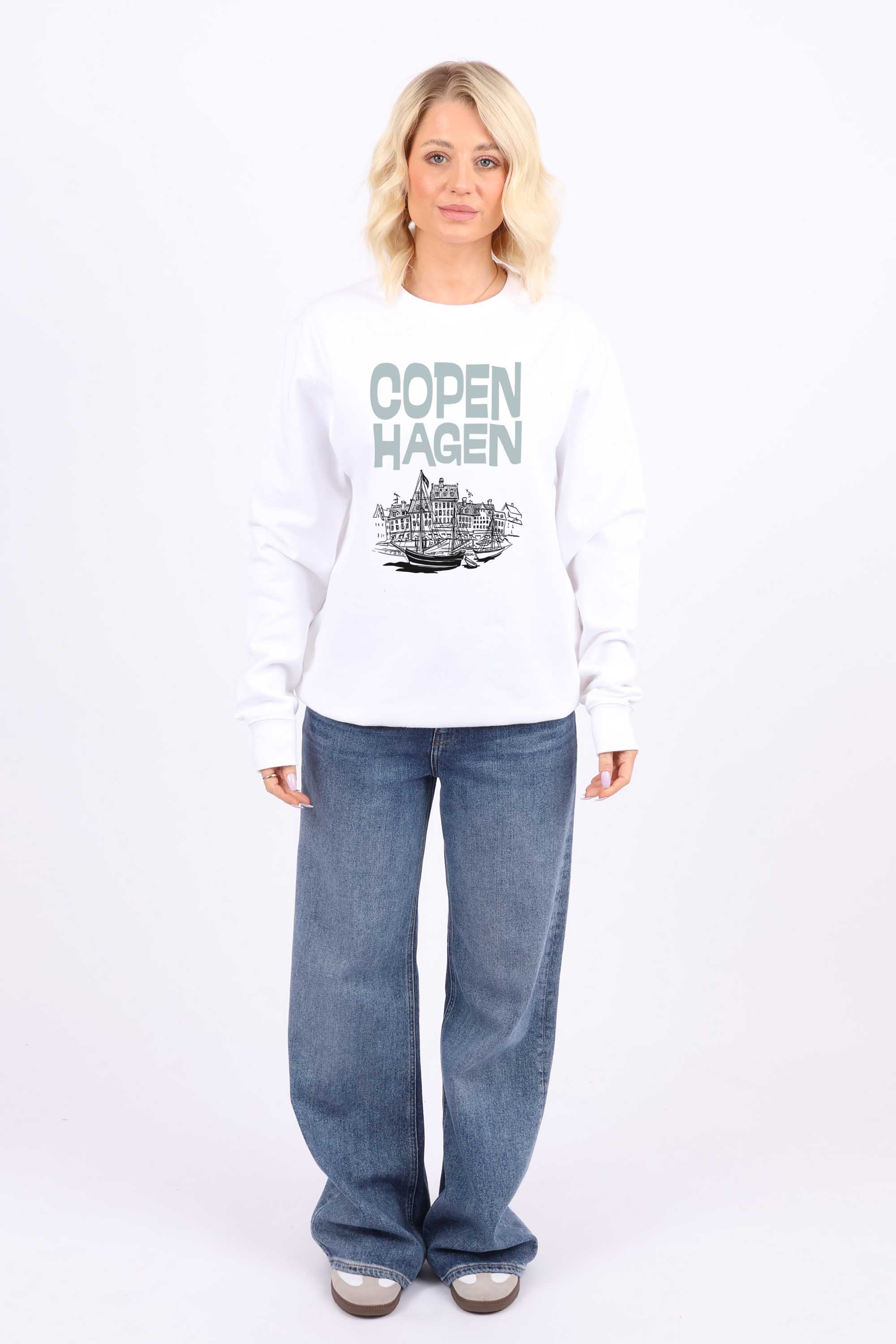 Copenhagen Denmark Graphic Printed Sweatshirt