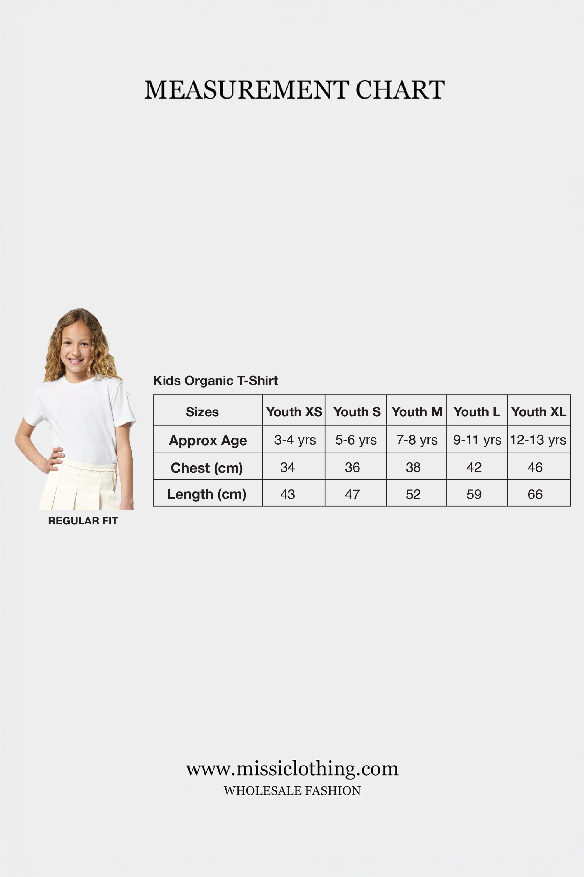 Kids Perfect-Fit Organic Plain T-Shirt