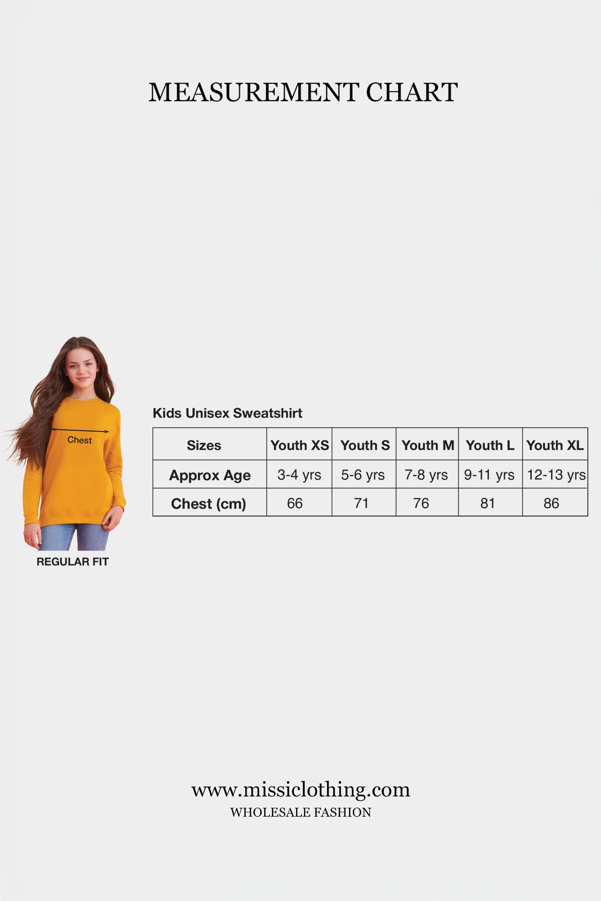 280GSM Kids Unisex Custom Printed sweatshirt
