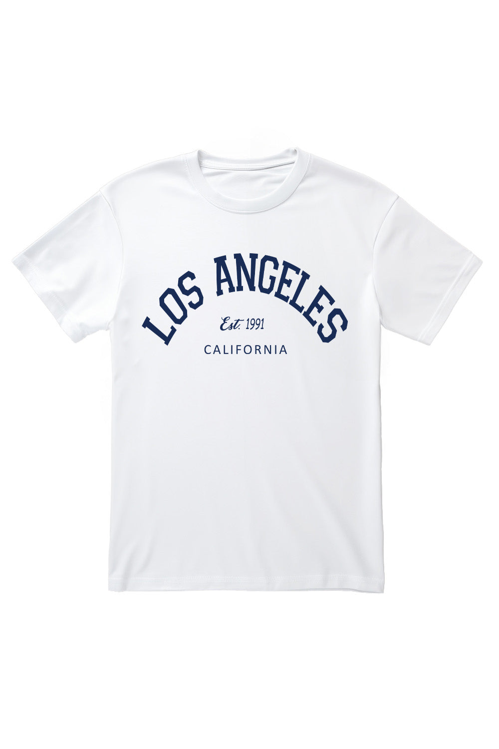 Los Angeles T Shirt in White Custom Packs Missi Clothing