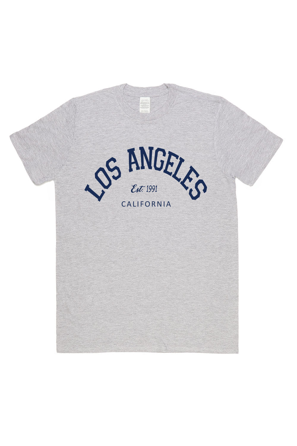 Los Angeles T-Shirt in Ash Grey(Custom Packs)
