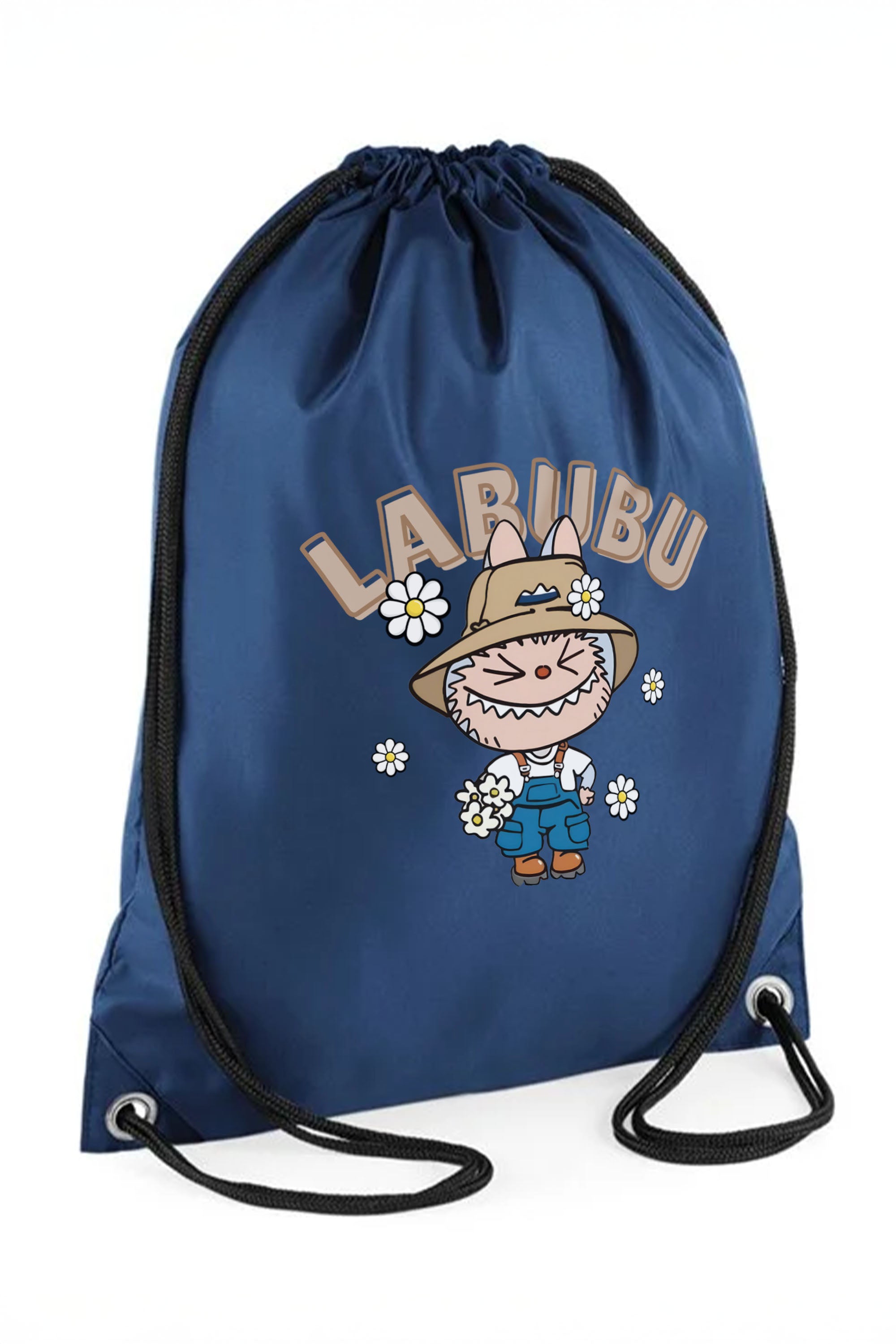 Labubu Daisy Farmer Printed Water-Resistant Gymsac
