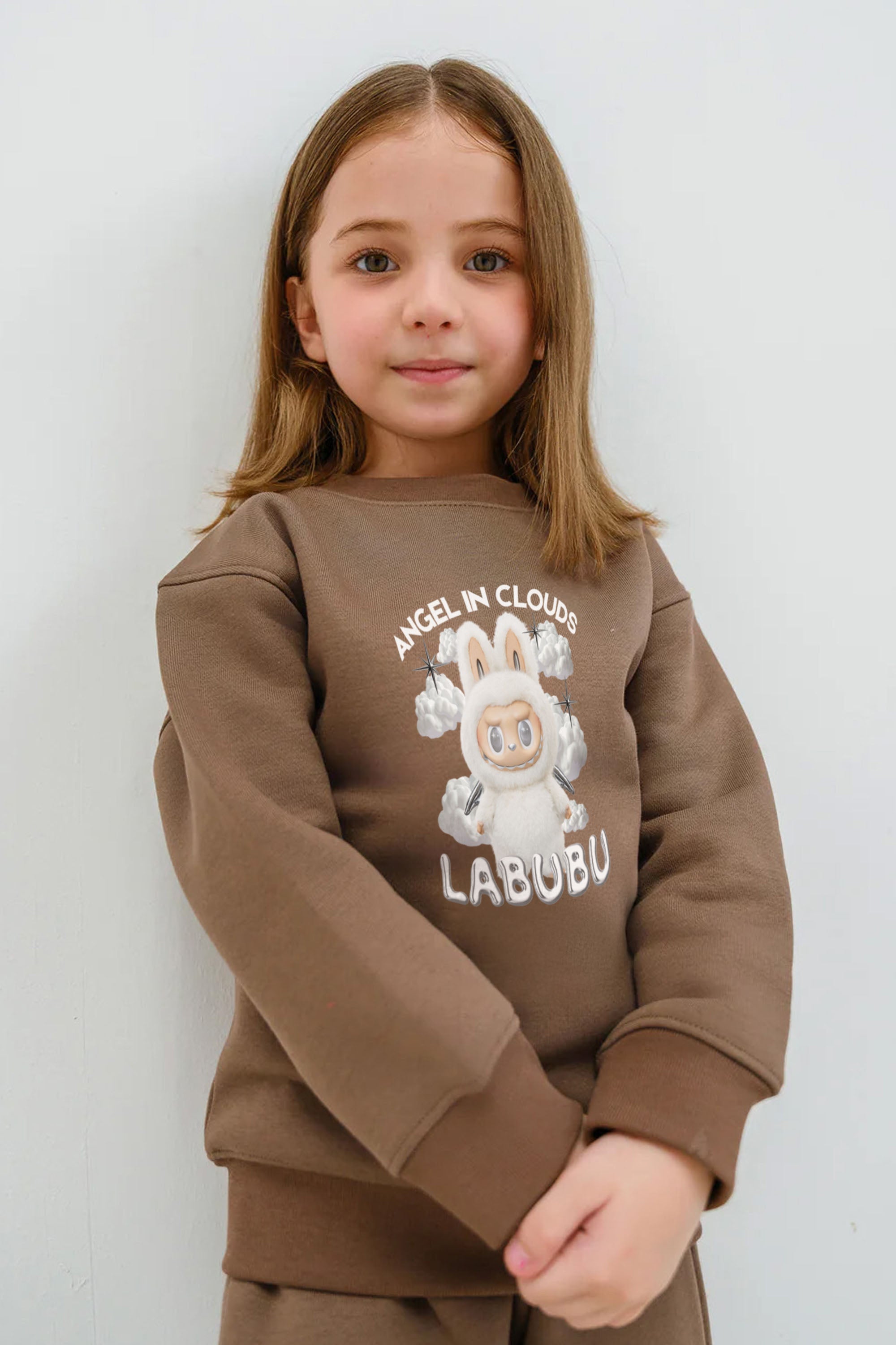 Kids Premium Labubu Cloud Printed Sweatshirt (Pack of 5)