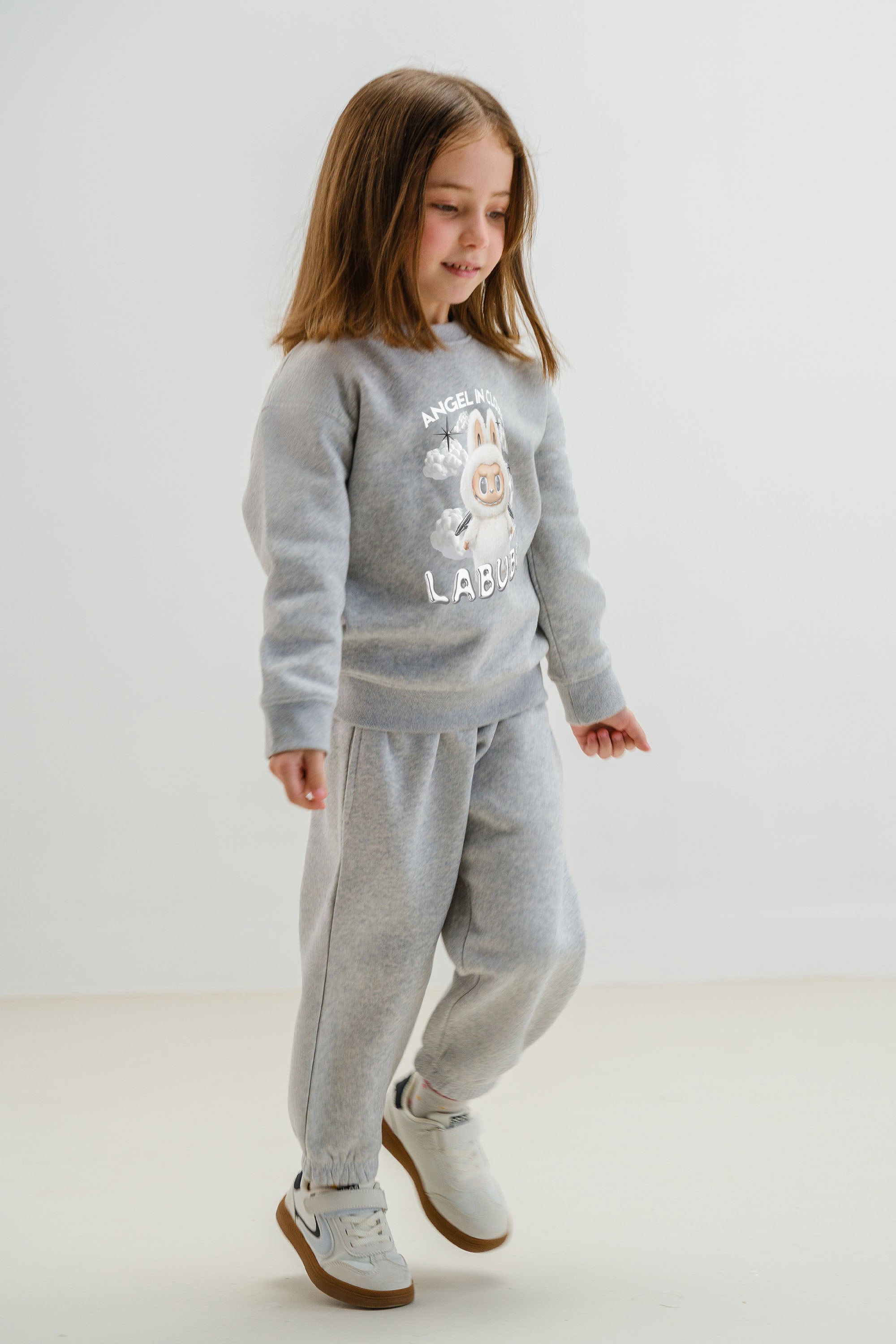Kids Premium Labubu Cloud Printed Sweatshirt (Pack of 5)
