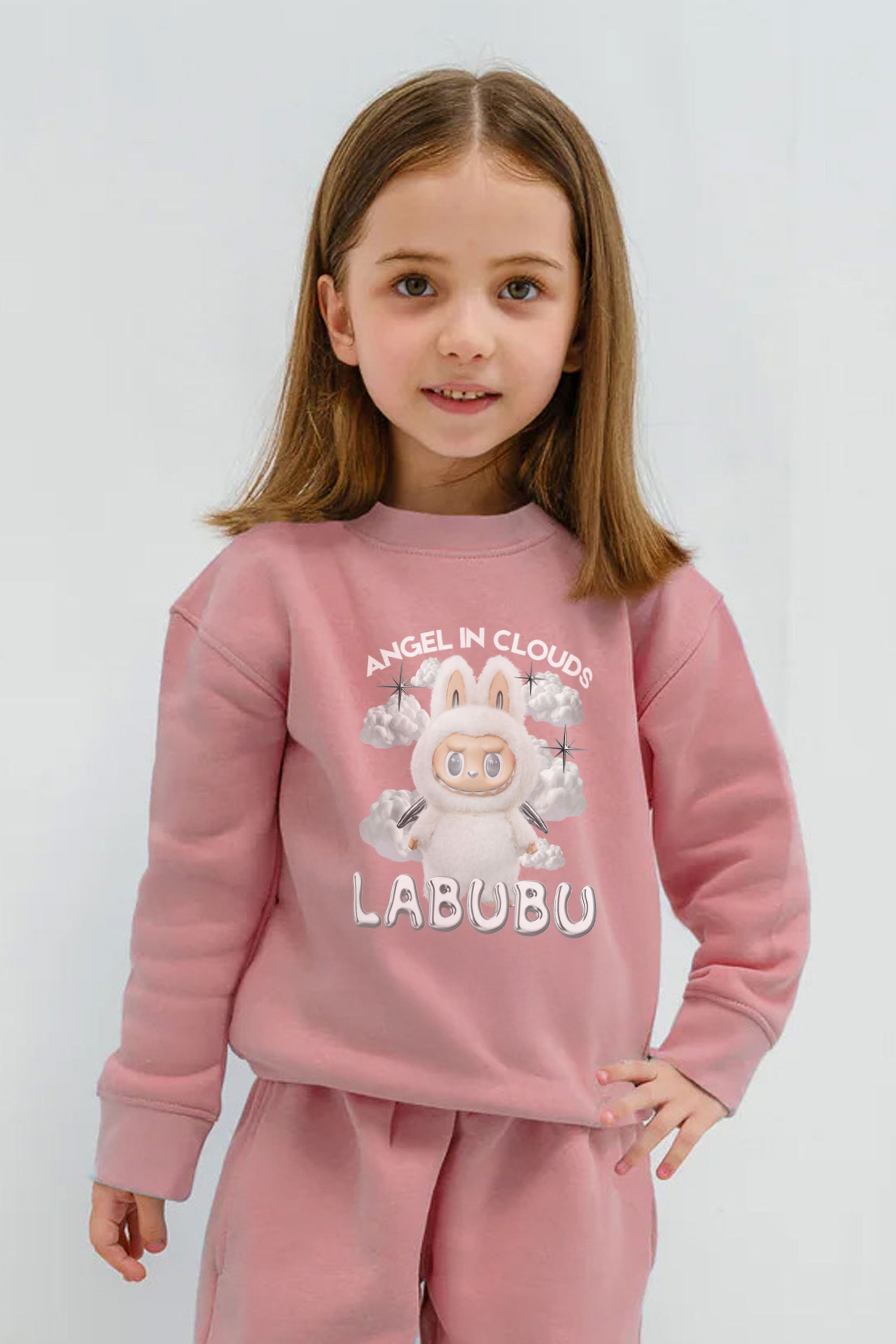 Kids Premium Labubu Cloud Printed Sweatshirt (Pack of 5)
