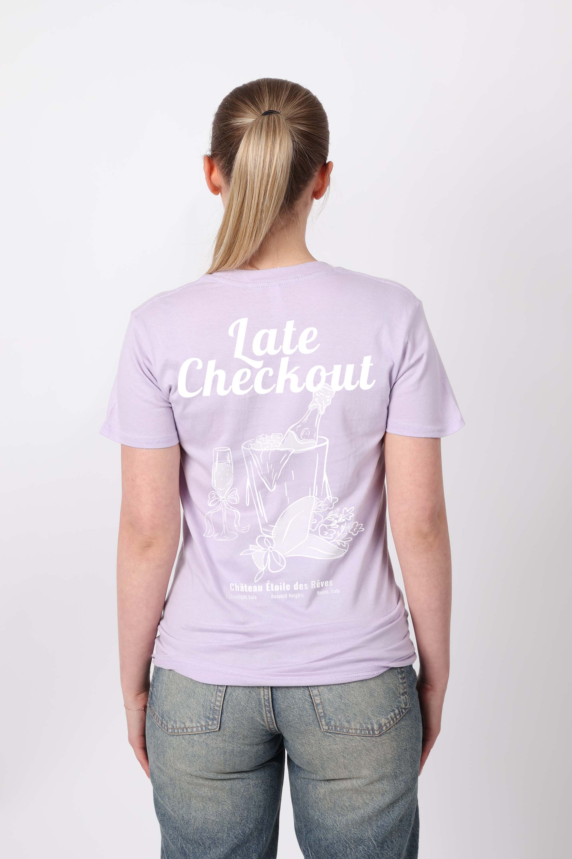 Regular Fit T-shirt in Late Checkout Print