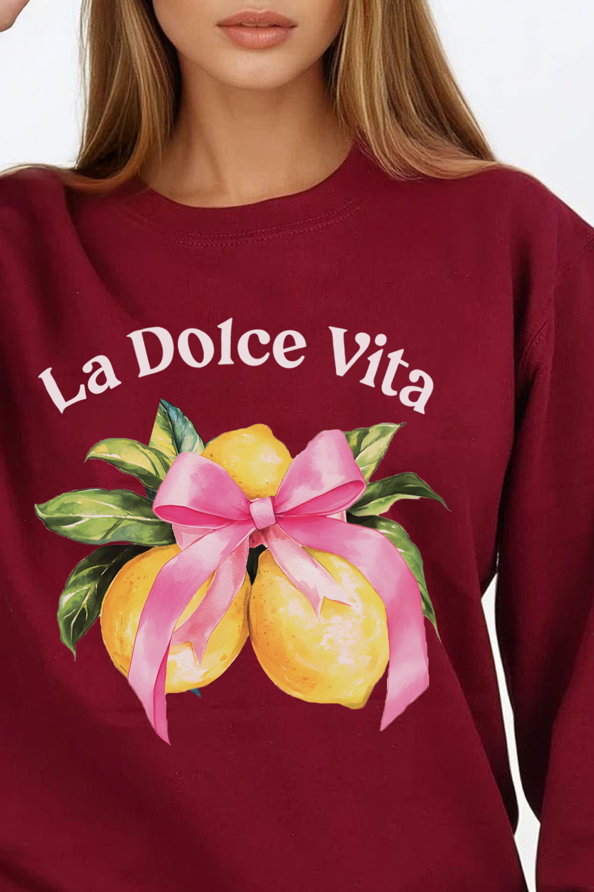La Dolce Vita Printed Sweatshirt