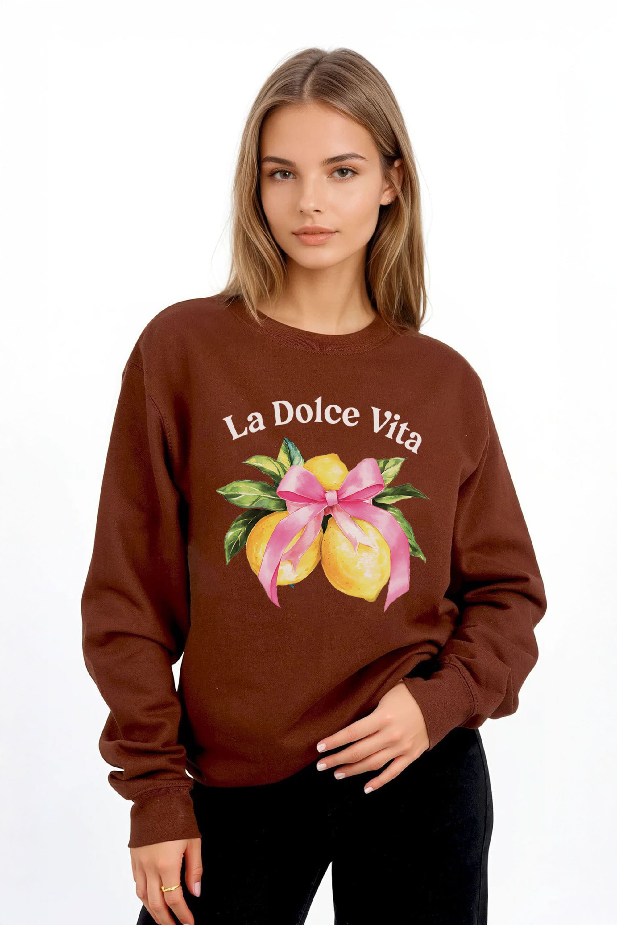 La Dolce Vita Printed Sweatshirt
