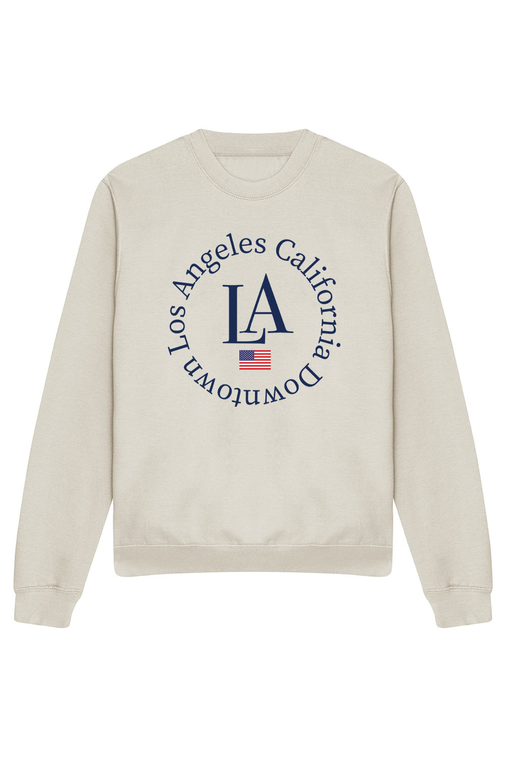 LA Sweatshirt In Natural Stone (Custom Packs)