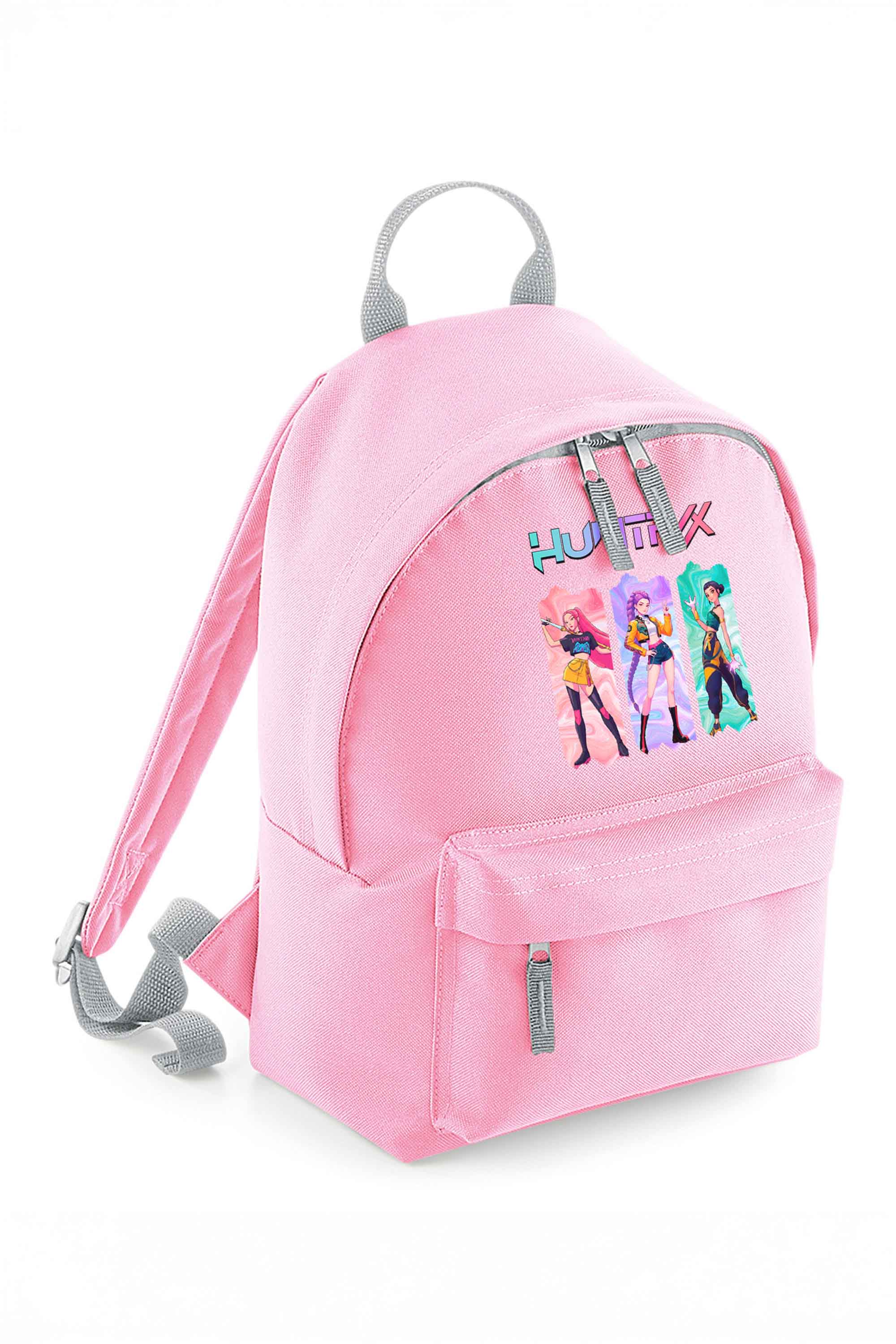 Kids K-pop Trio Graphic Printed Mini Backpack