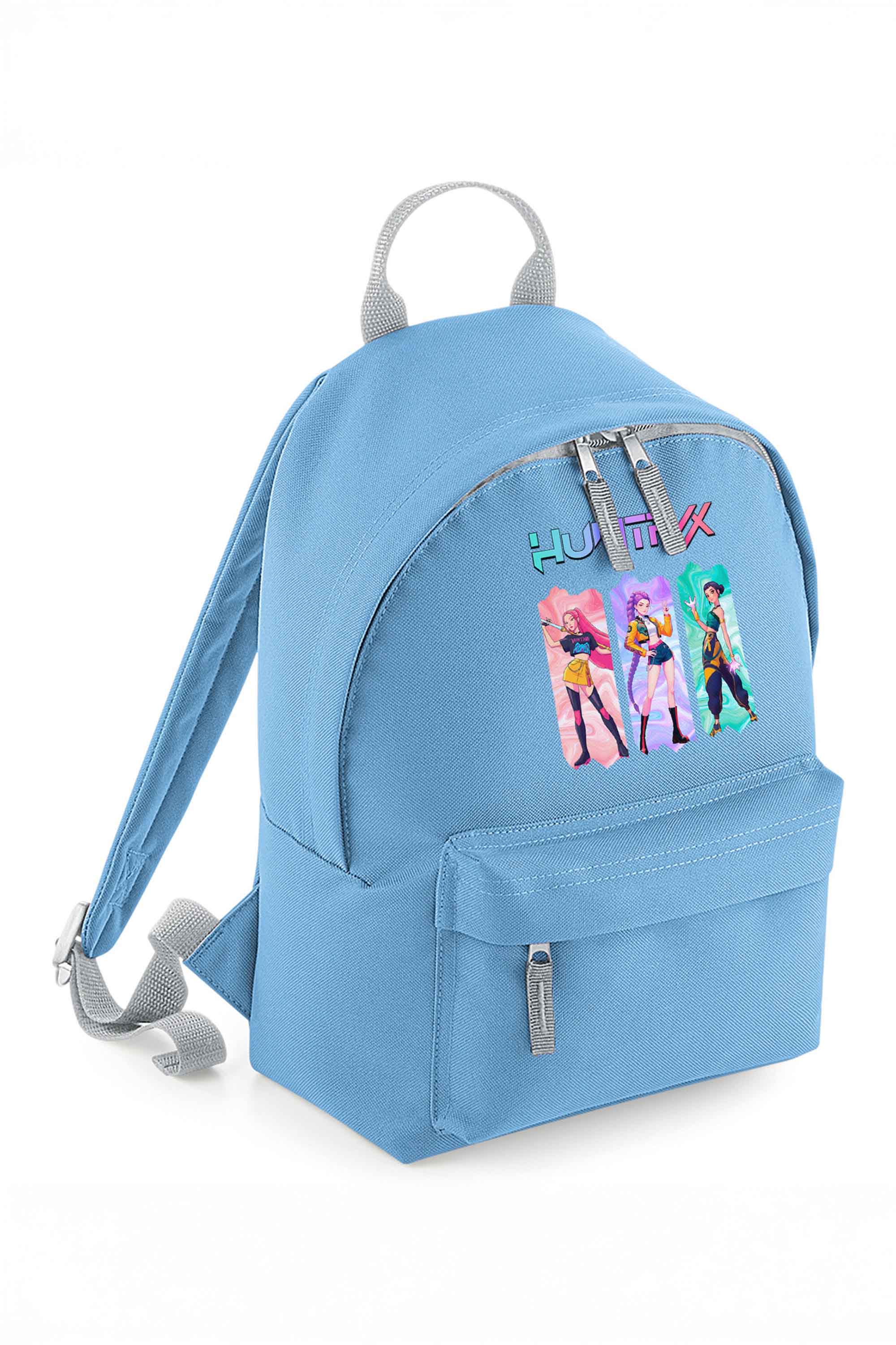 Kids K-pop Trio Graphic Printed Mini Backpack
