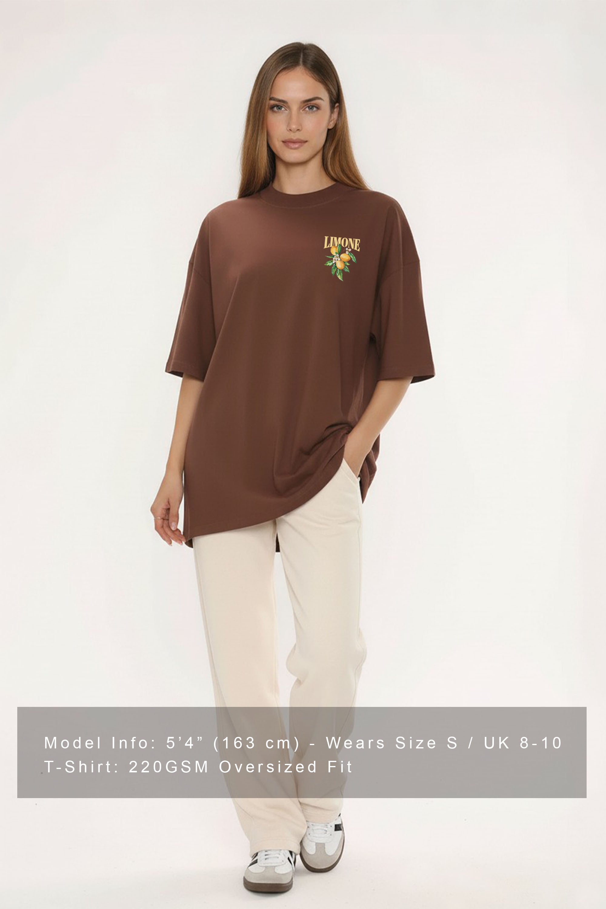 Oversized T-Shirt In Limone Rise Print
