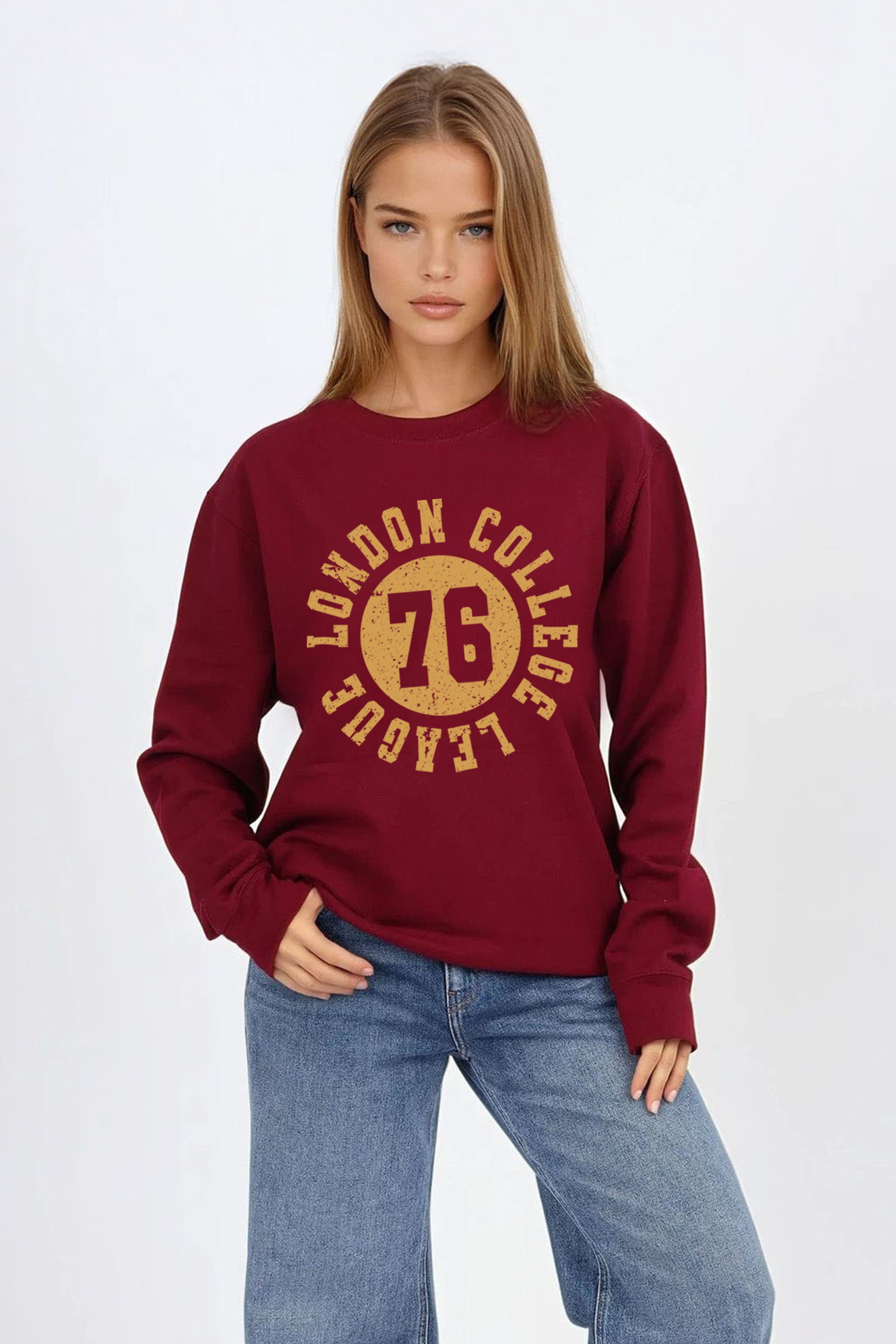 London College League Printed Sweatshirt