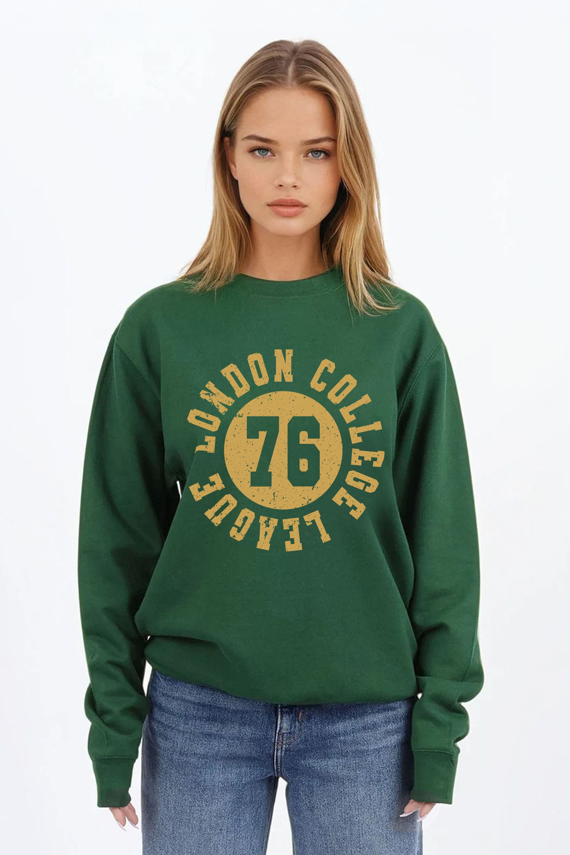 London College League Printed Sweatshirt
