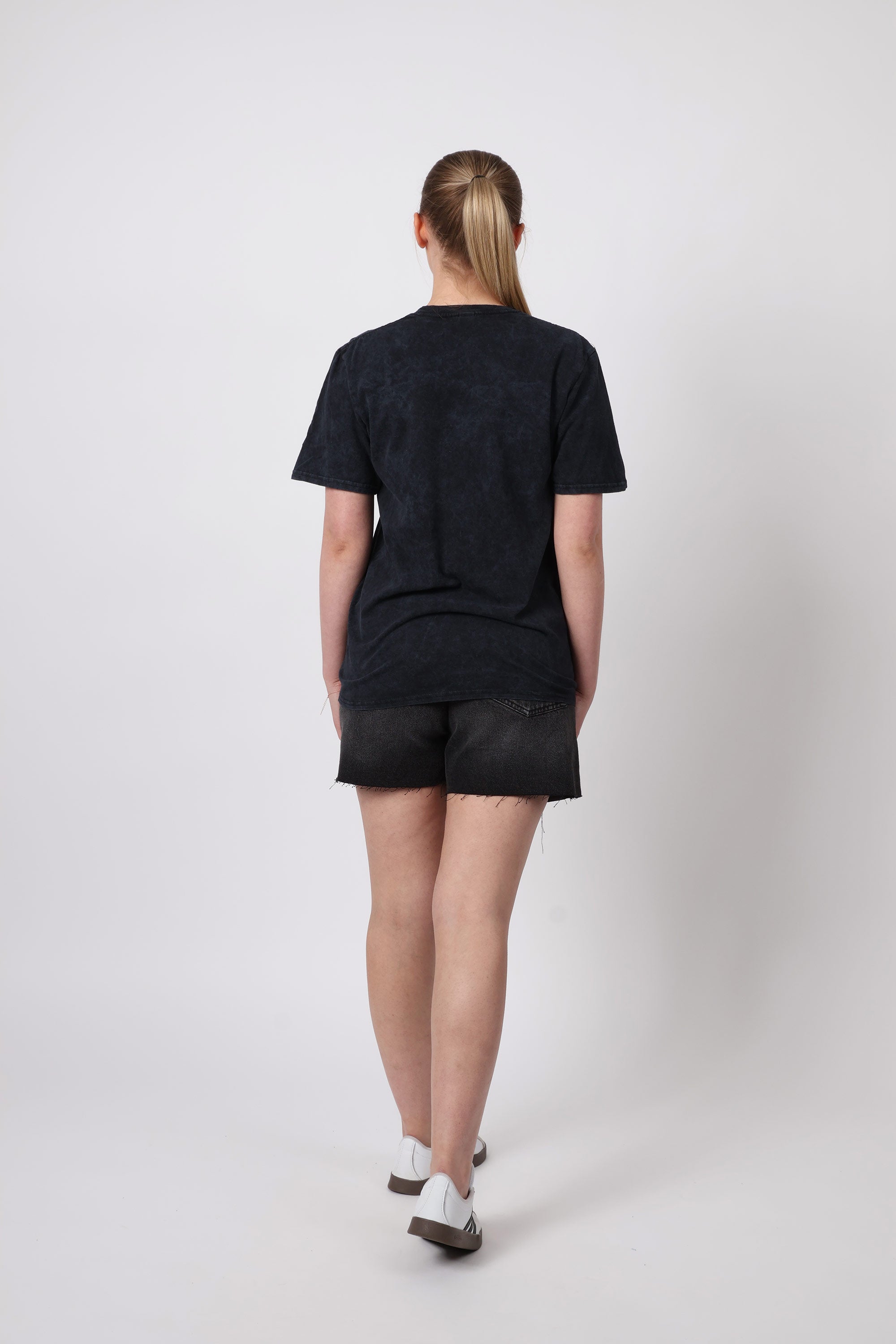 Acid Wash Oversized Plain T-Shirt