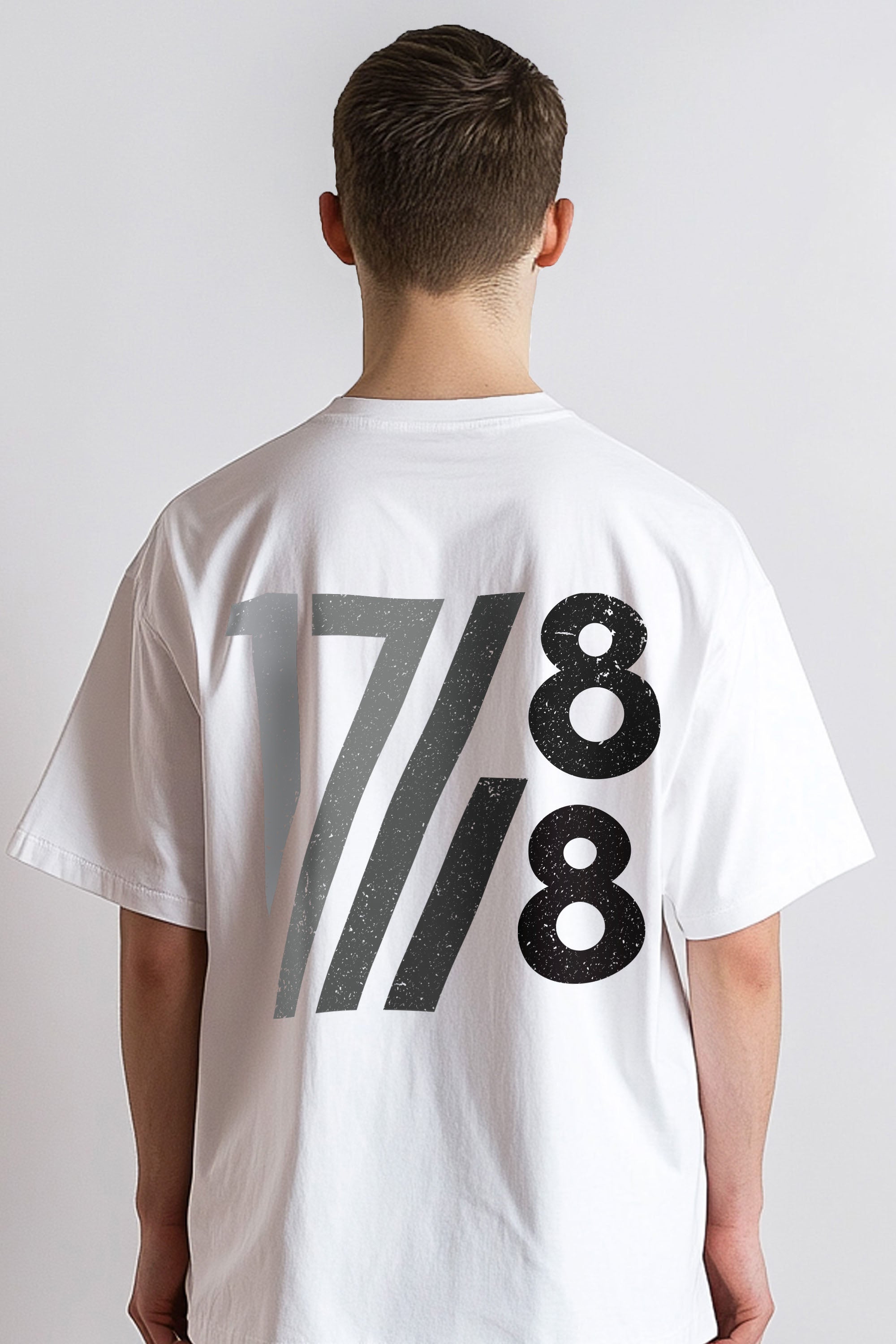 Mens 220 Gsm Oversized 1788 Ombre Printed T-shirt (Custom Packs)