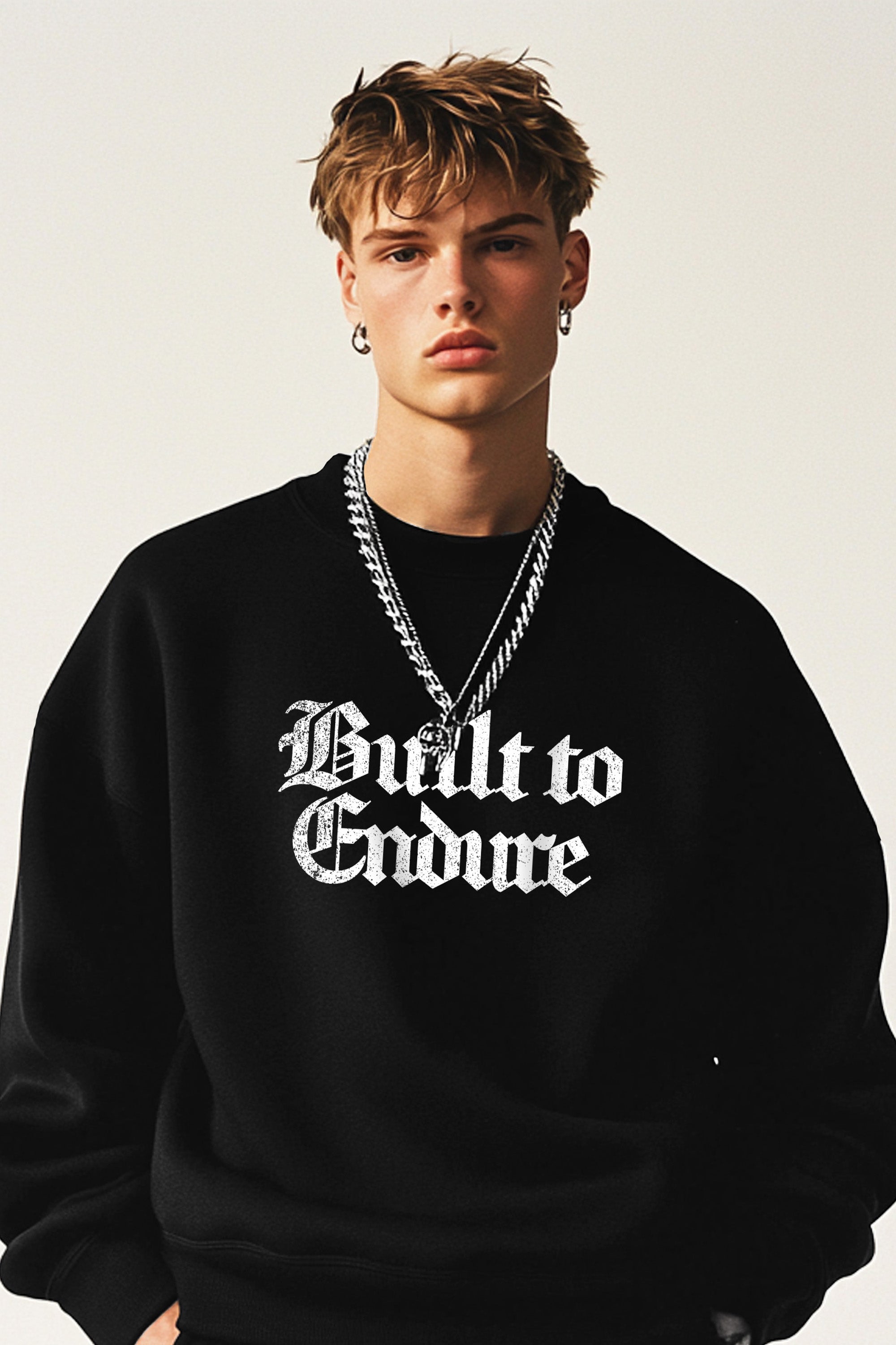 Mens Built To Endure Printed Sweatshirt (Custom Packs)