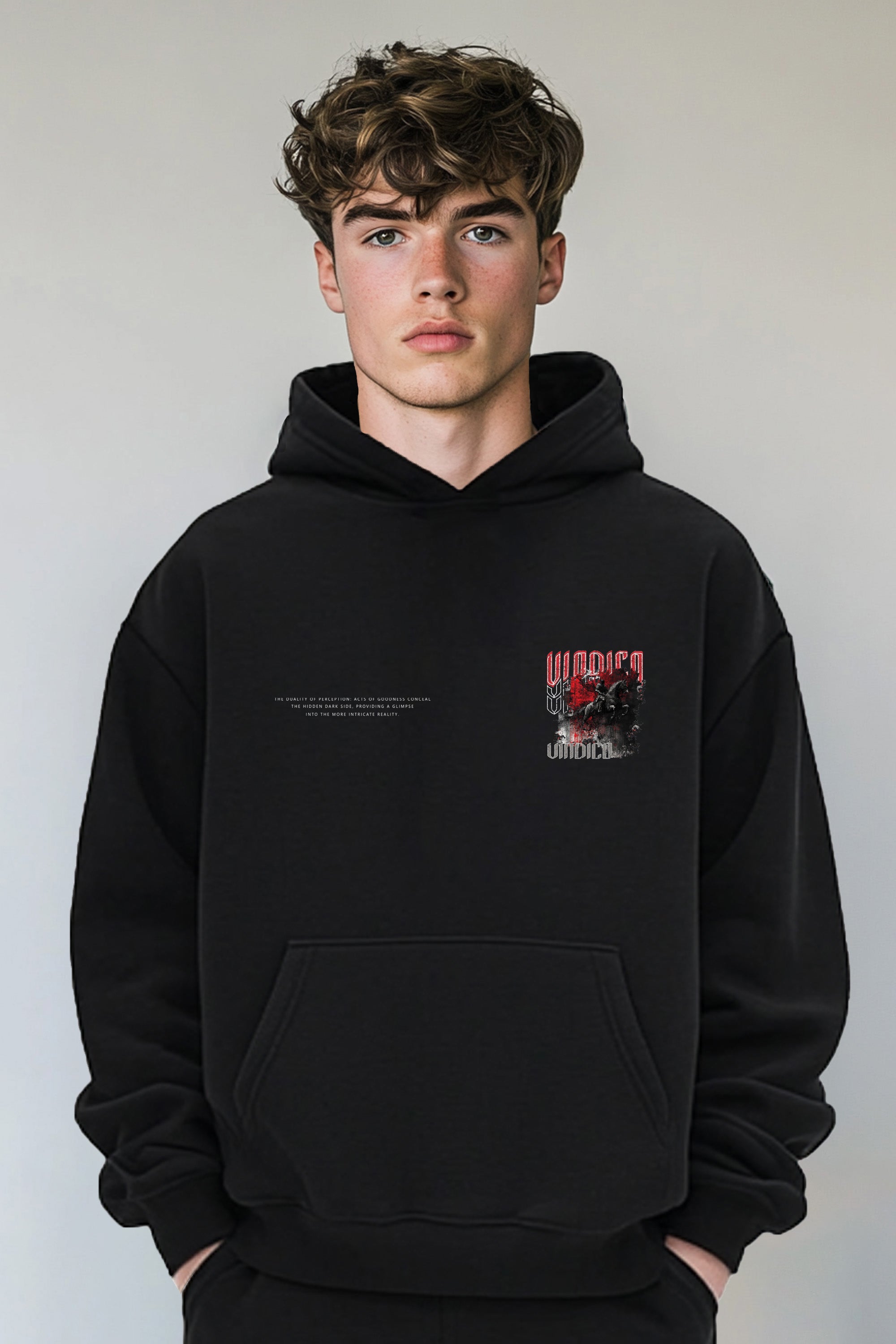 Mens Vindico Printed Oversized Hoodie (Custom Packs)