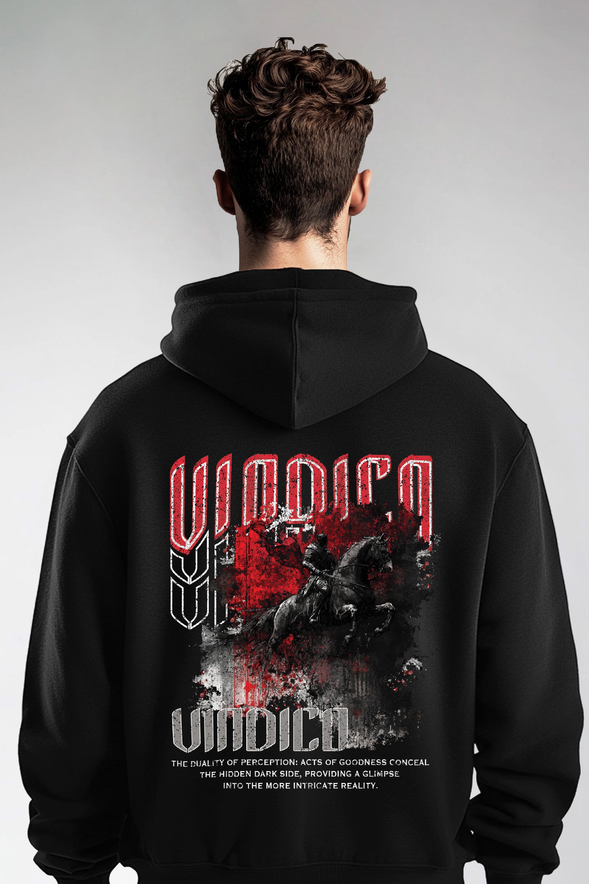 Mens Vindico Printed Oversized Hoodie (Custom Pack)