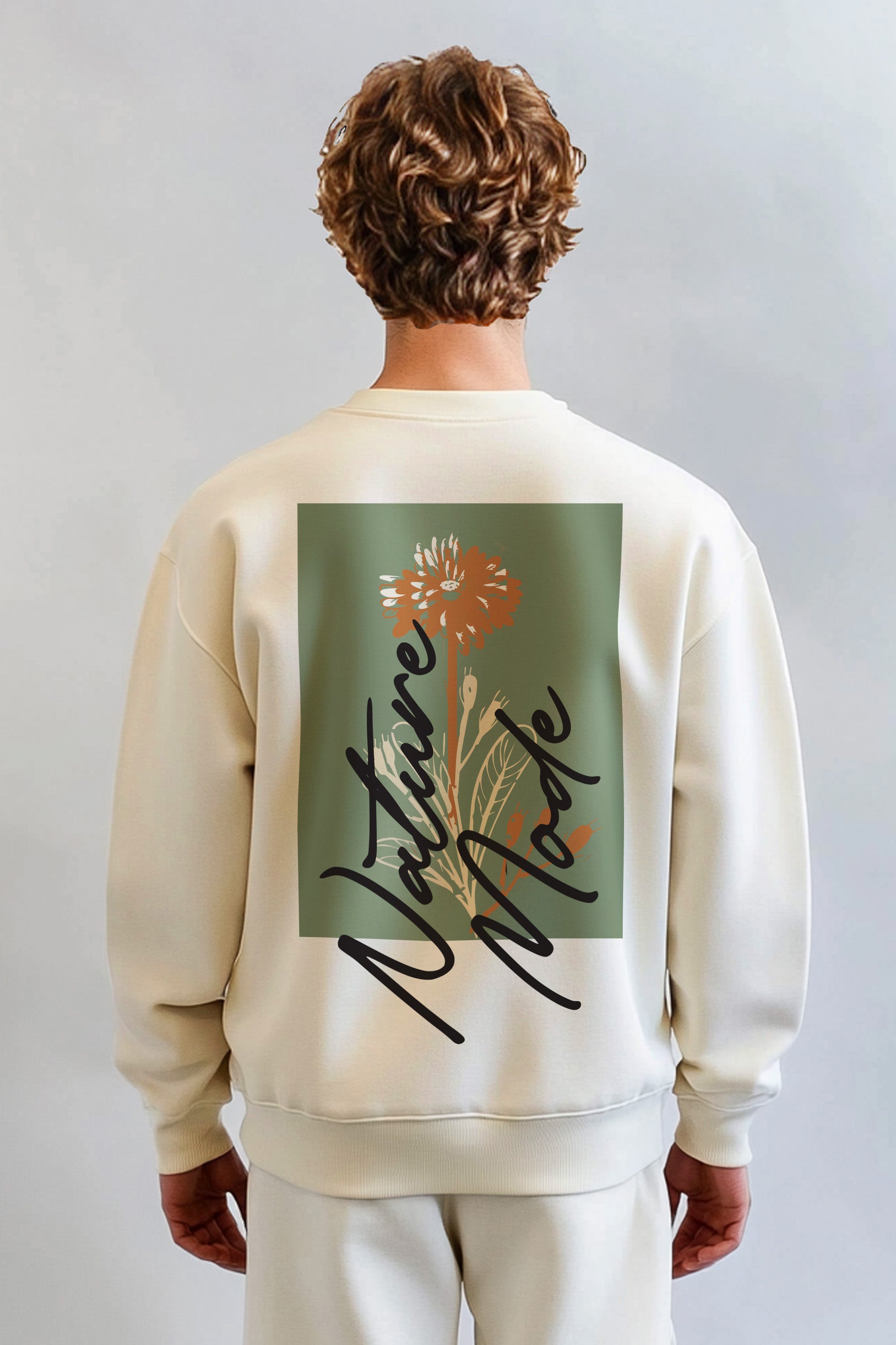 Mens Nature Mode Printed Sweatshirt (Custom Pack)