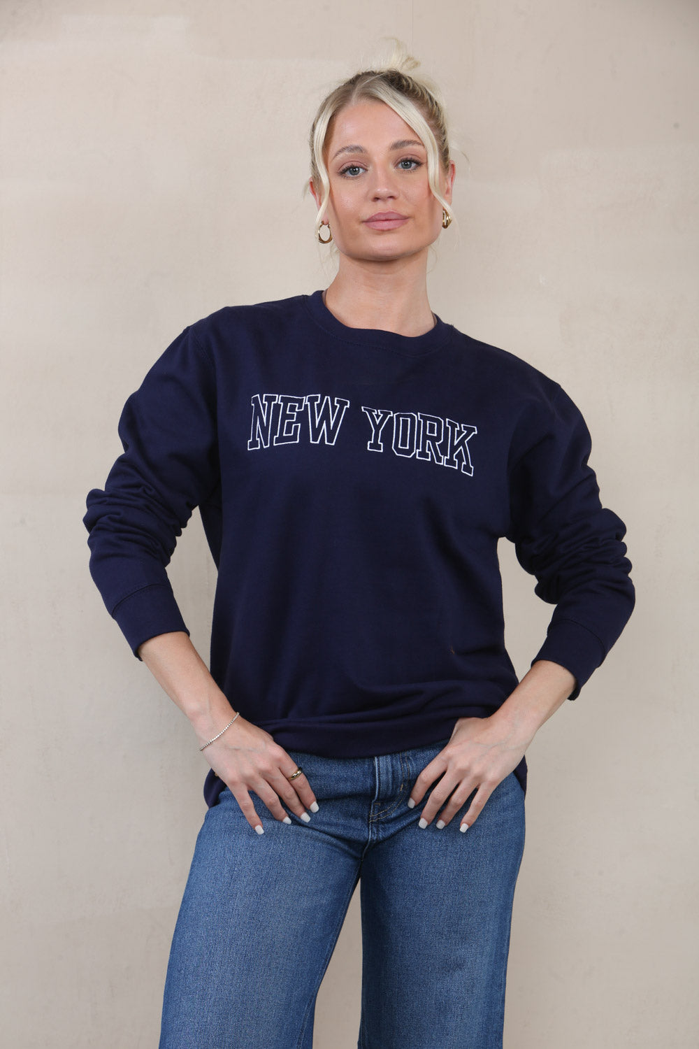 Embroidered New York Sweatshirts