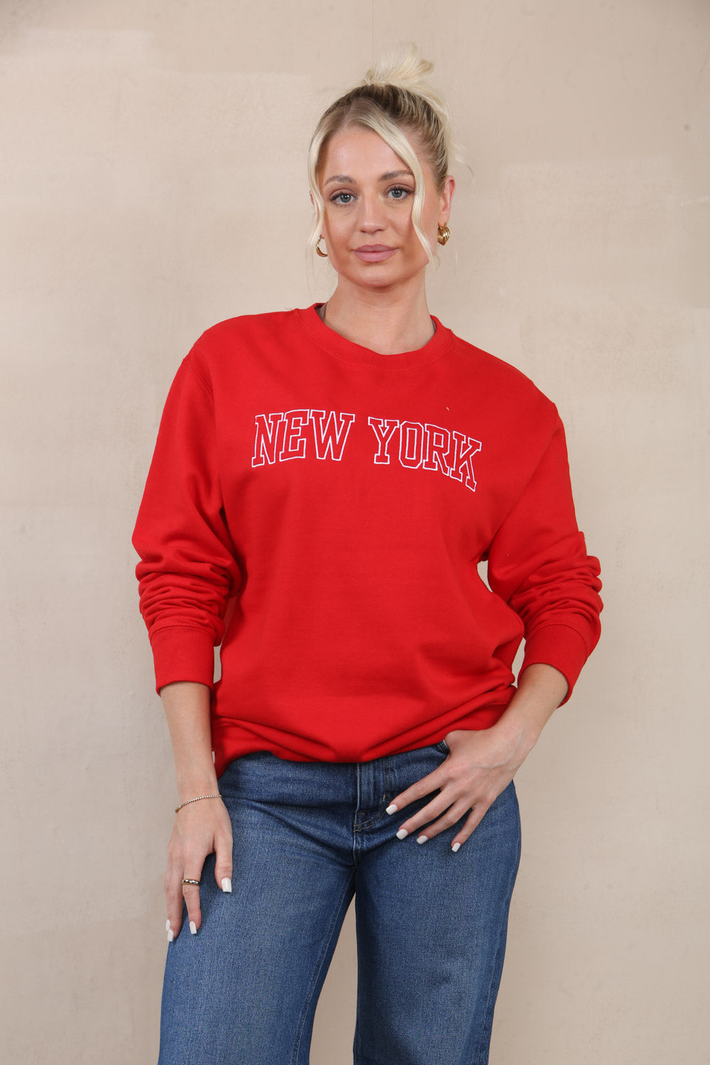 Embroidered New York Sweatshirt