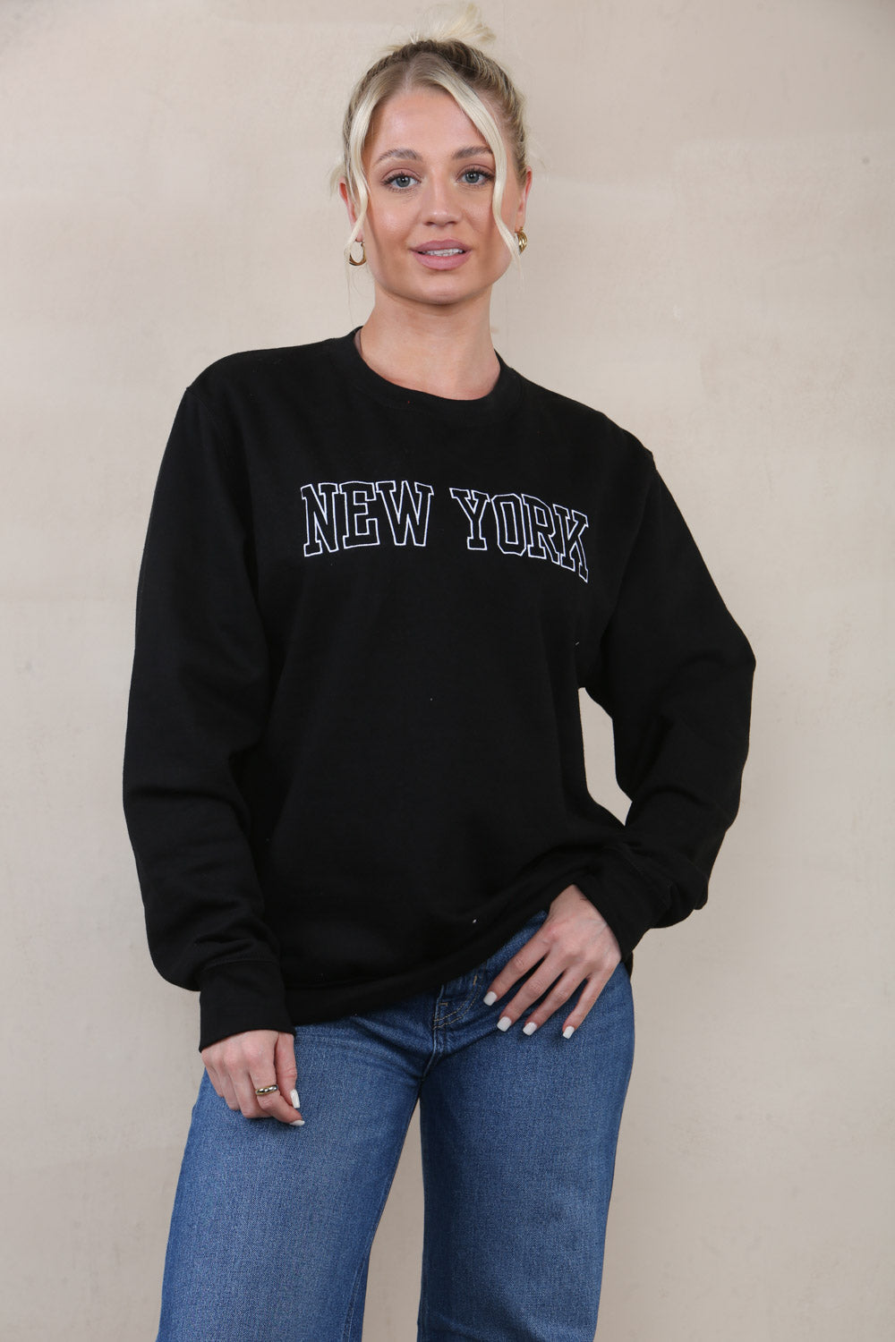 Embroidered New York Sweatshirts