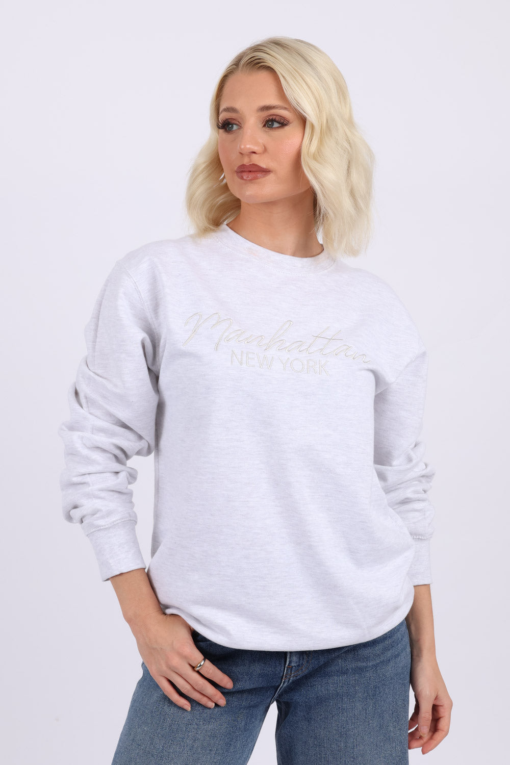 Embroidered Manhattan Sweatshirt