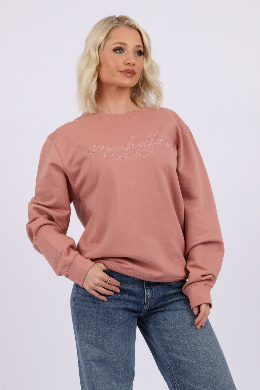 Embroidered Manhattan Sweatshirt