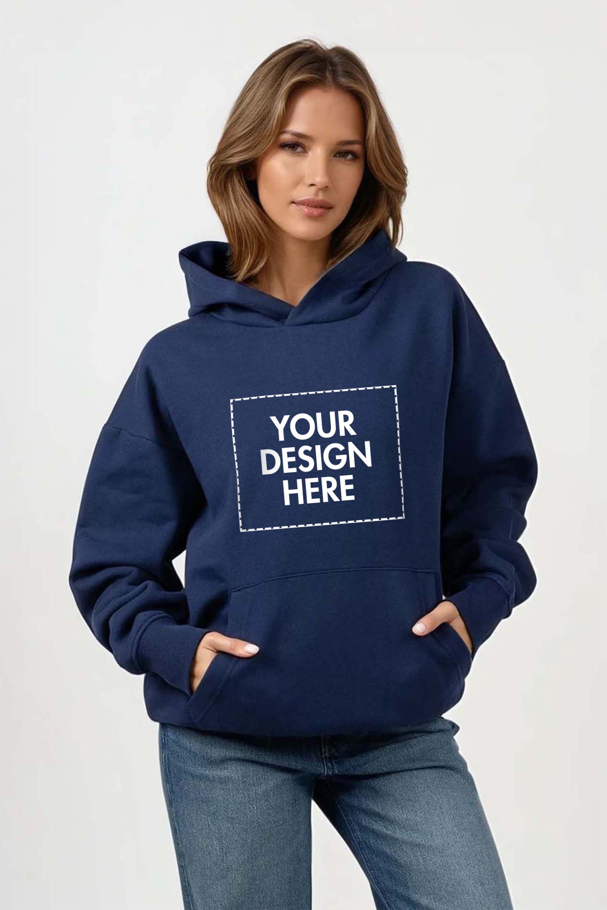 Premium 450GSM Heavyweight Pullover Custom Hoodie