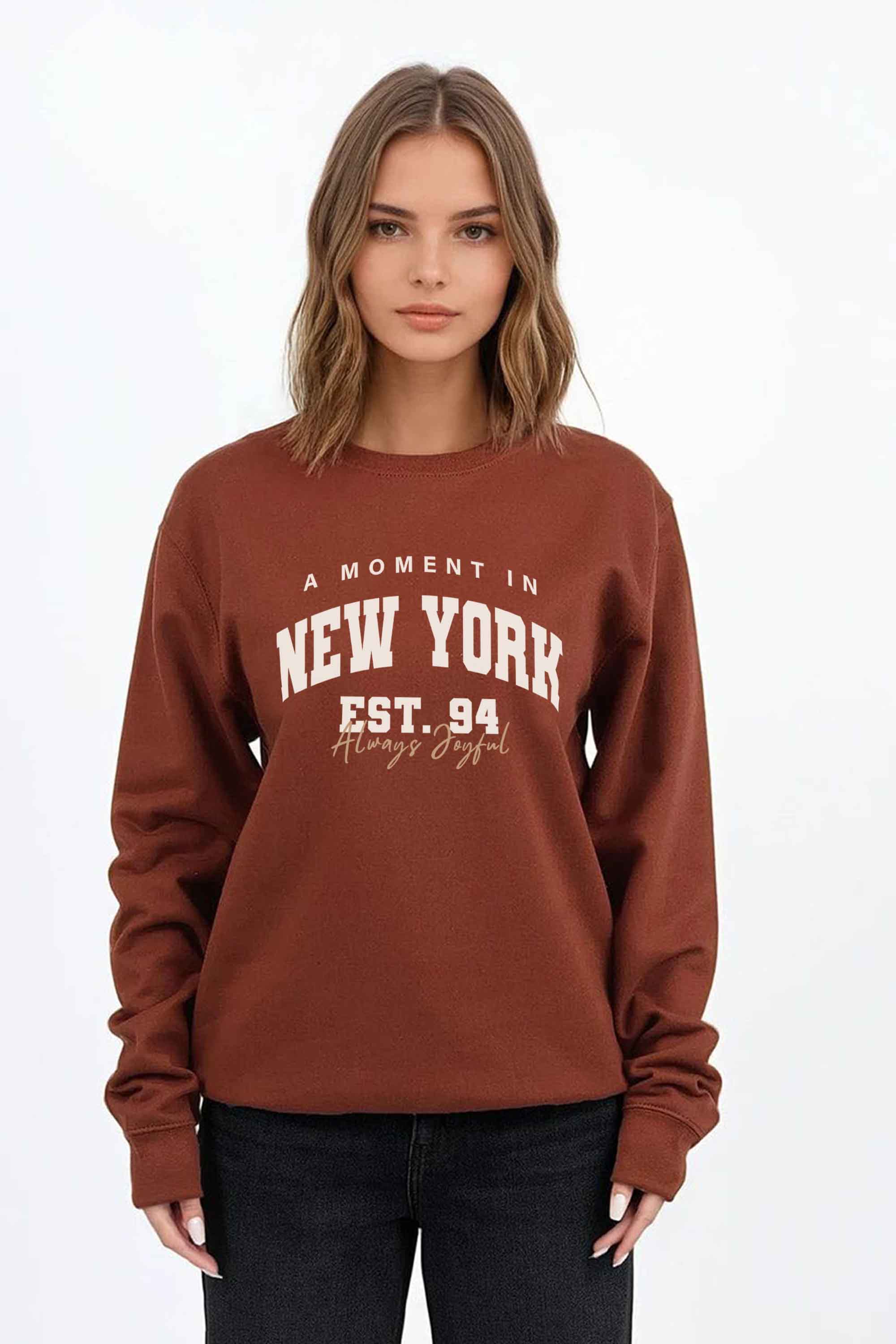 New York Printed Sweatshirt
