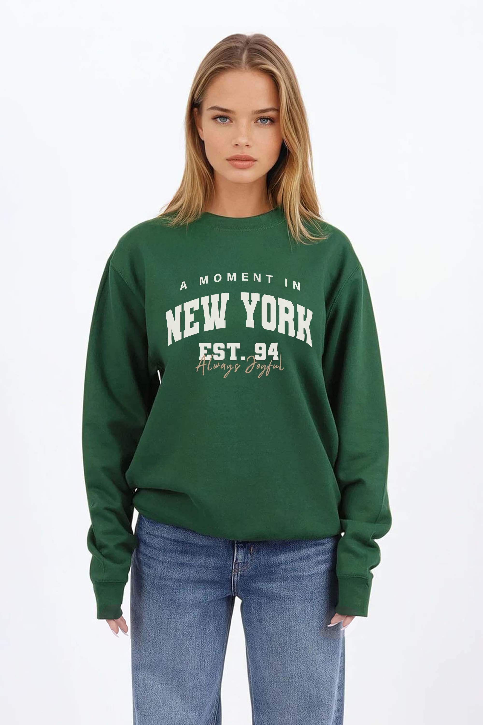 New York Printed Sweatshirt