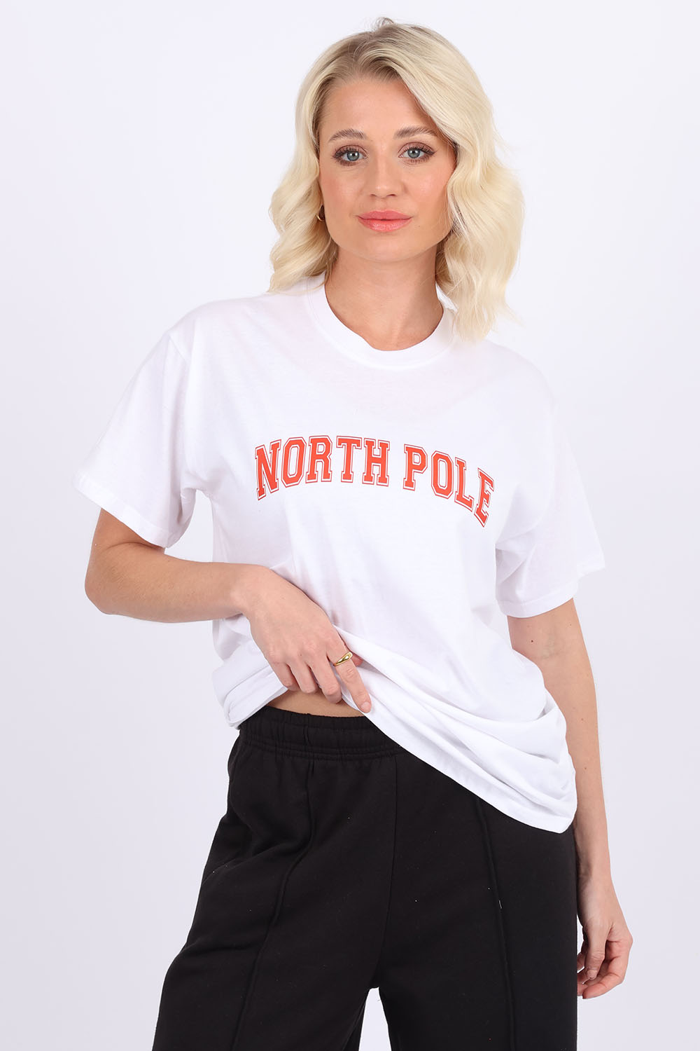 North Pole University Printed T-Shirt | Christmas T-shirt