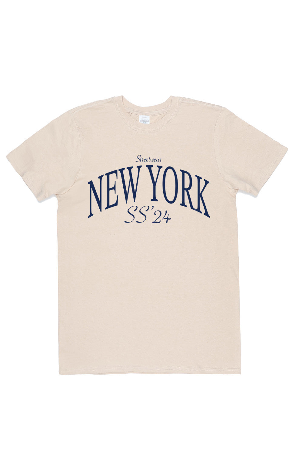 New York T-Shirt in Sand(Custom Packs)