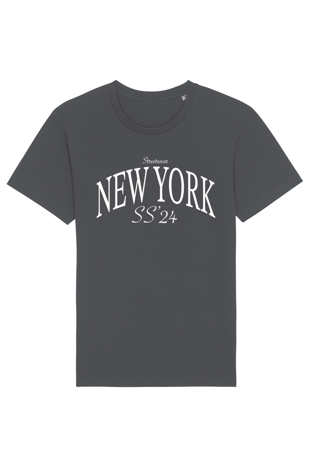 New York T-Shirt in Charcoal (Custom Packs)