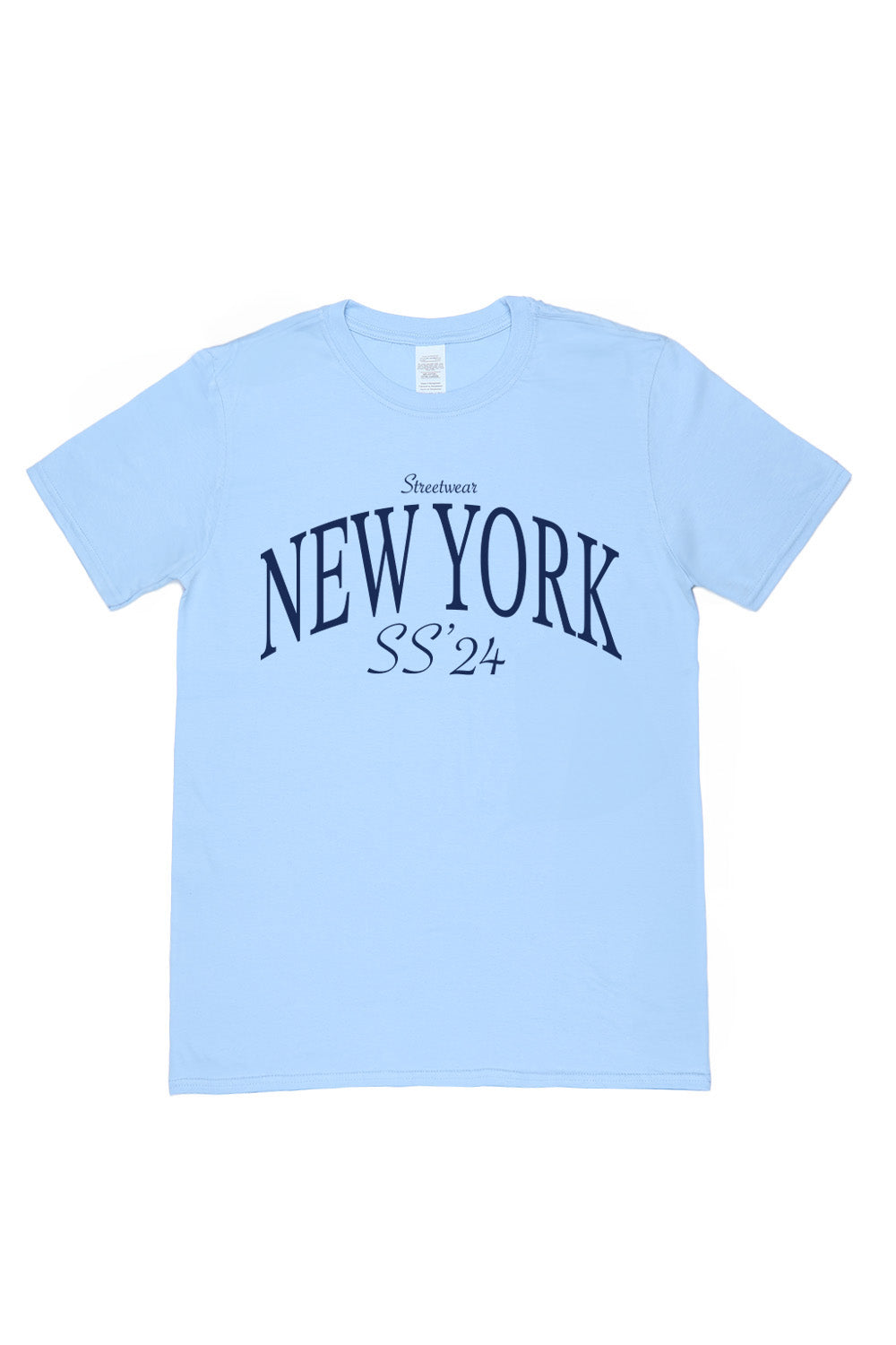New York T-Shirt in Light Blue (Custom Packs)