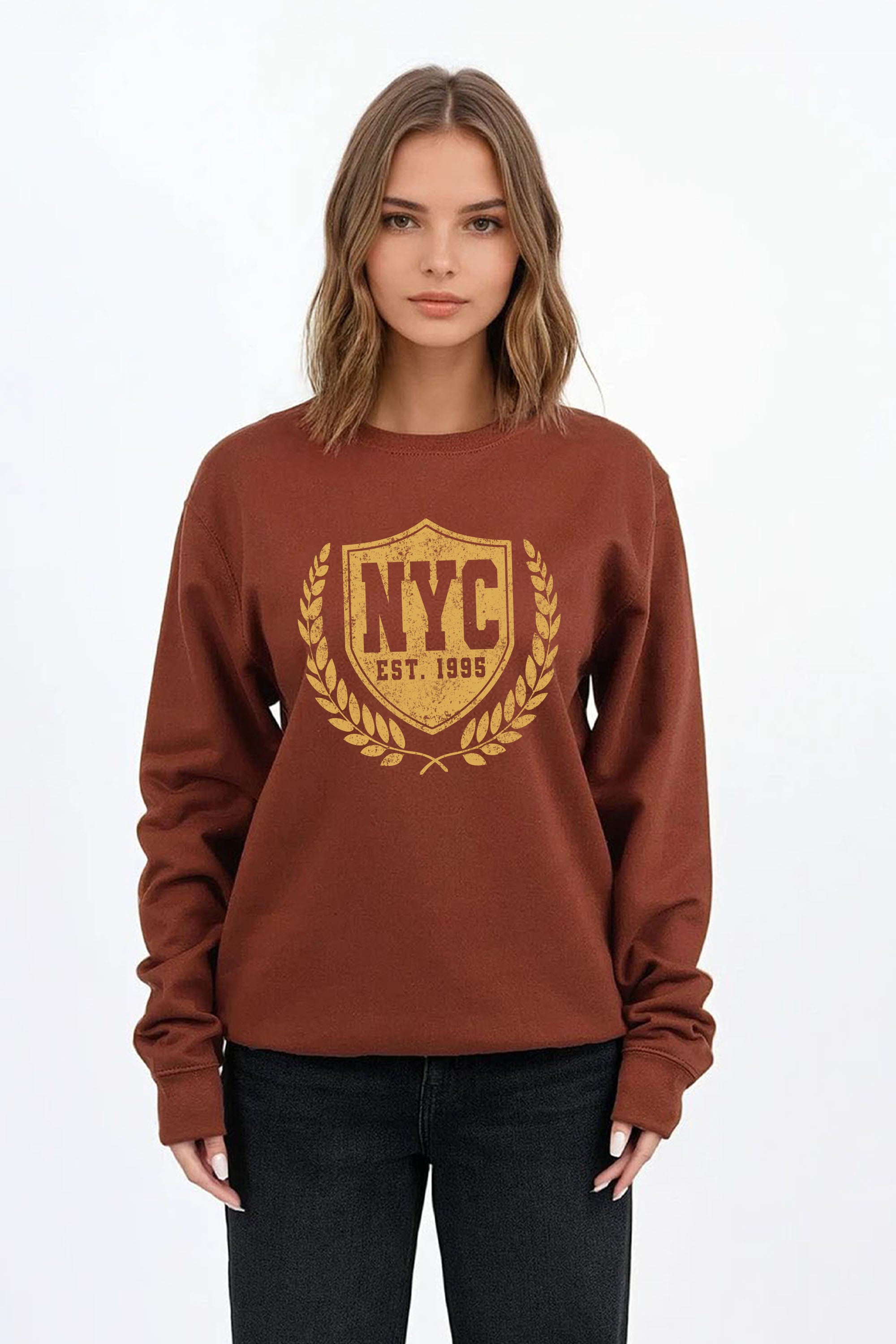 Vintage NYC Shield Printed Sweatshirt