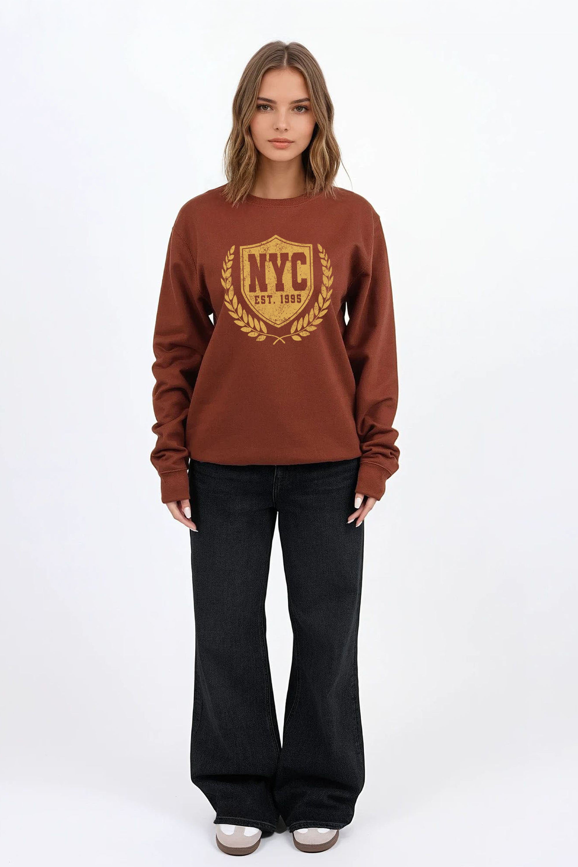 Vintage NYC Shield Printed Sweatshirt
