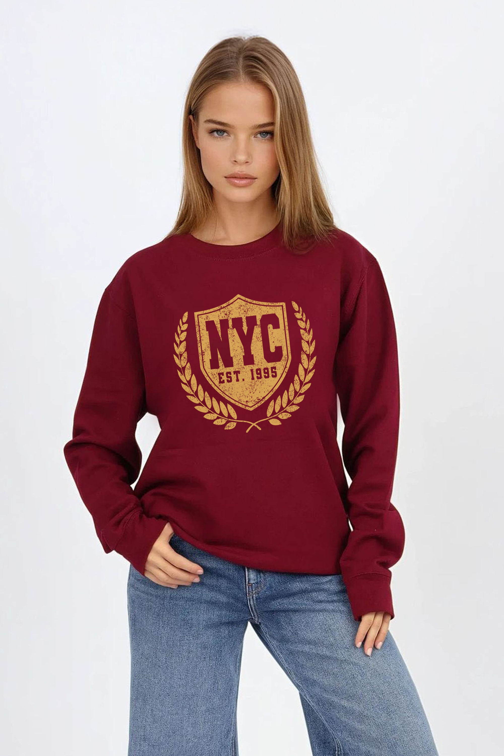 Vintage NYC Shield Printed Sweatshirt